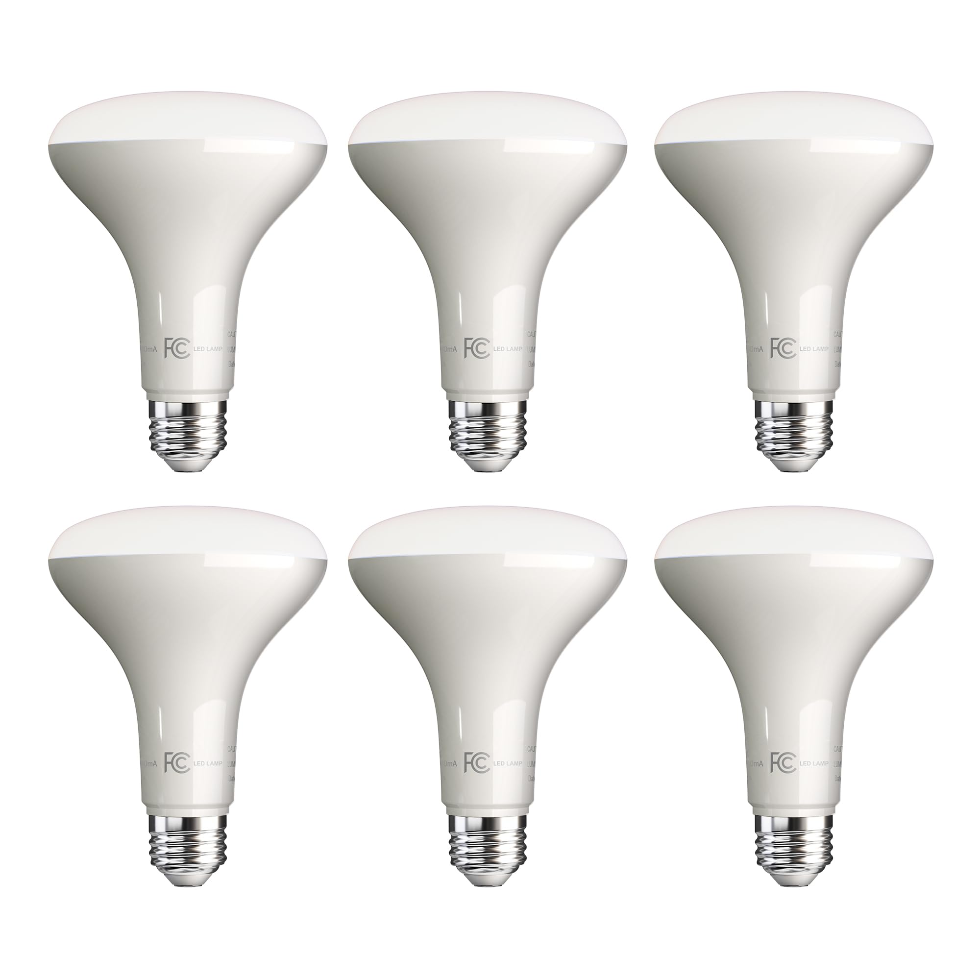 Tjoy Br30 5000K 6Pack Br30 Led Bulbs, Indoor Flood Lights Cri80 9W Equivalent 65W 5000K Warm White 800 Lumens, E26 Base, 15000 L