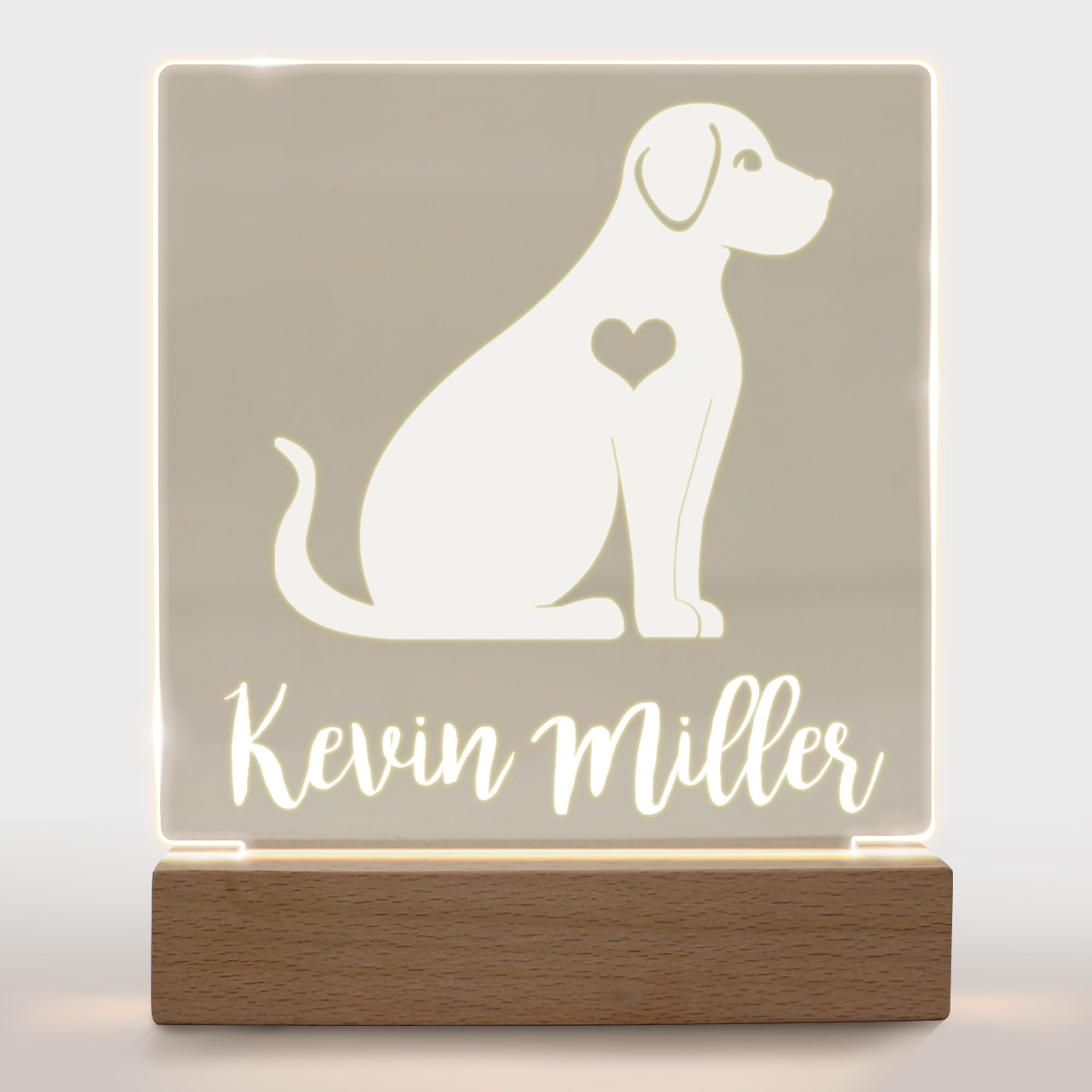 Personalized Night Light For Kids Girls Boys Customized Gifts For Baby Nursery Bedroom Decor Dogs