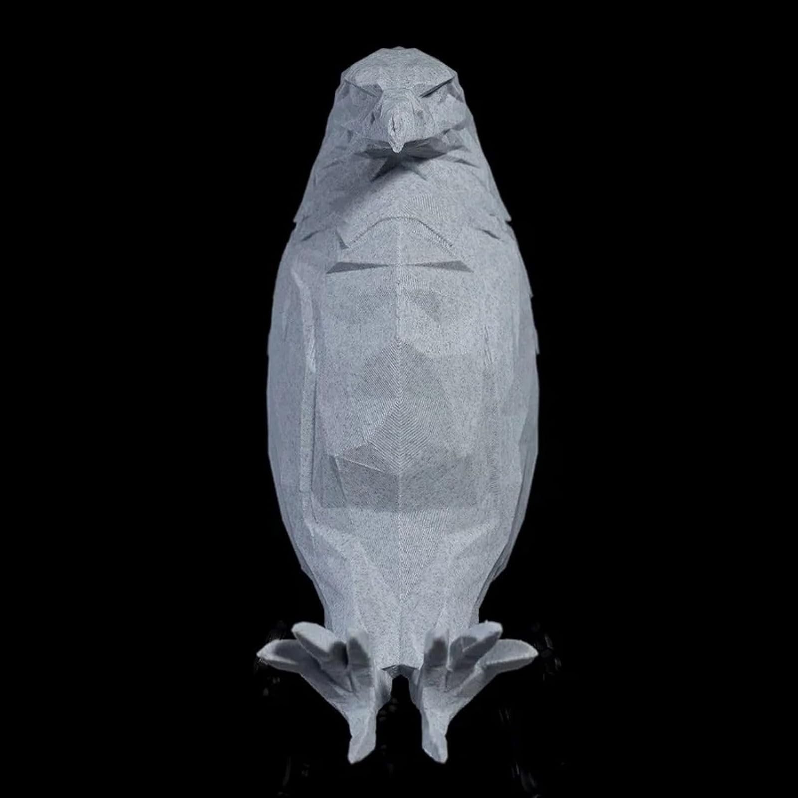 Isfiba 3D Animal Led Wall Lamp, Creative Resin Carving Lamp, Led Home Decoration Lamp, Atmosphere Rendering Lamp, For Study, Bedroom, Dining Room, Stairway, Hallway, Bar (White Bald Eagle)