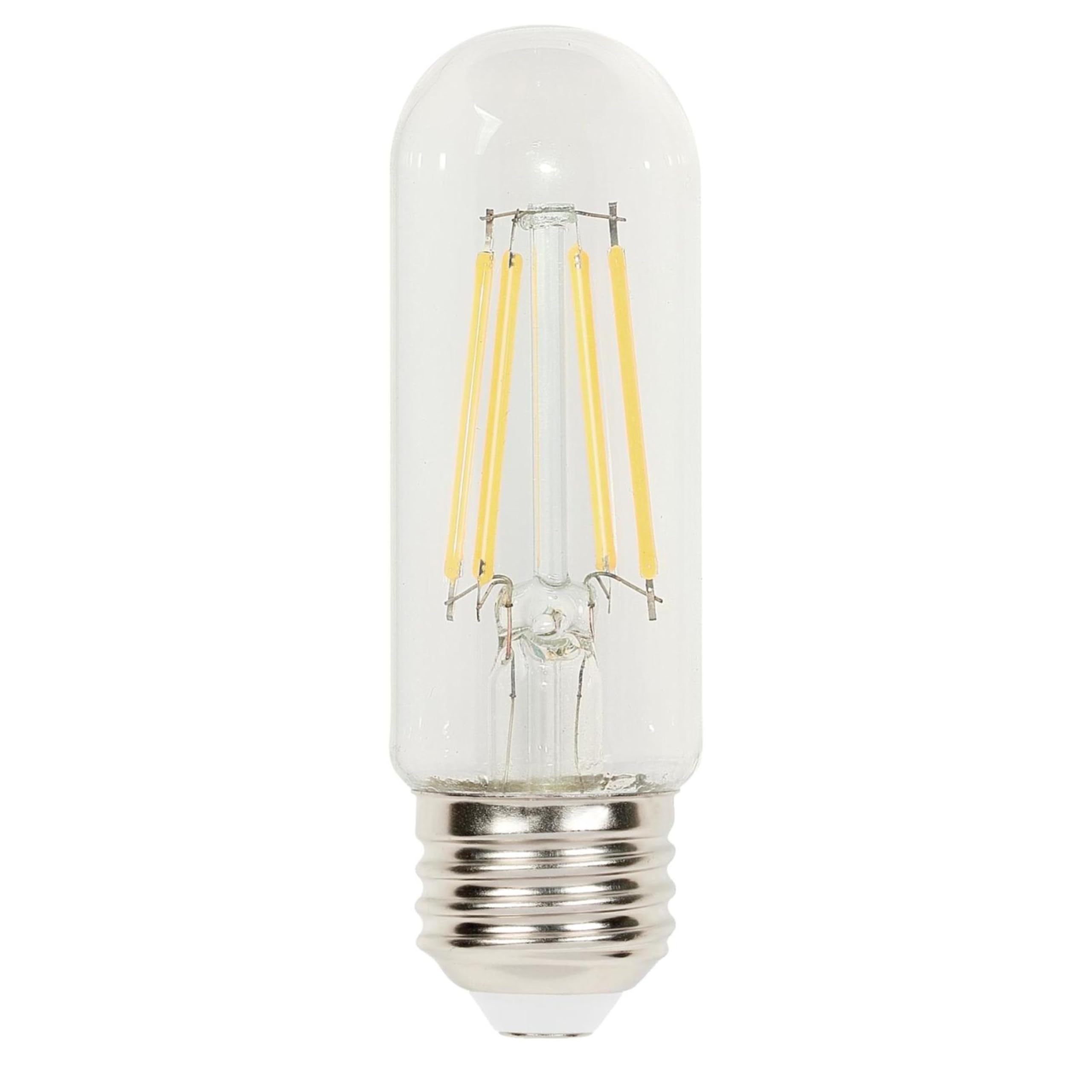 Westinghouse Lighting 5341000 6.5 Watt (85 Watt Equivalent) T10 Dimmable Clear Filament Led Light Bulb, Medium Base