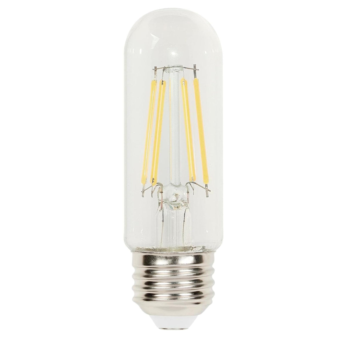 Westinghouse Lighting 5341000 6.5 Watt (85 Watt Equivalent) T10 Dimmable Clear Filament Led Light Bulb, Medium Base