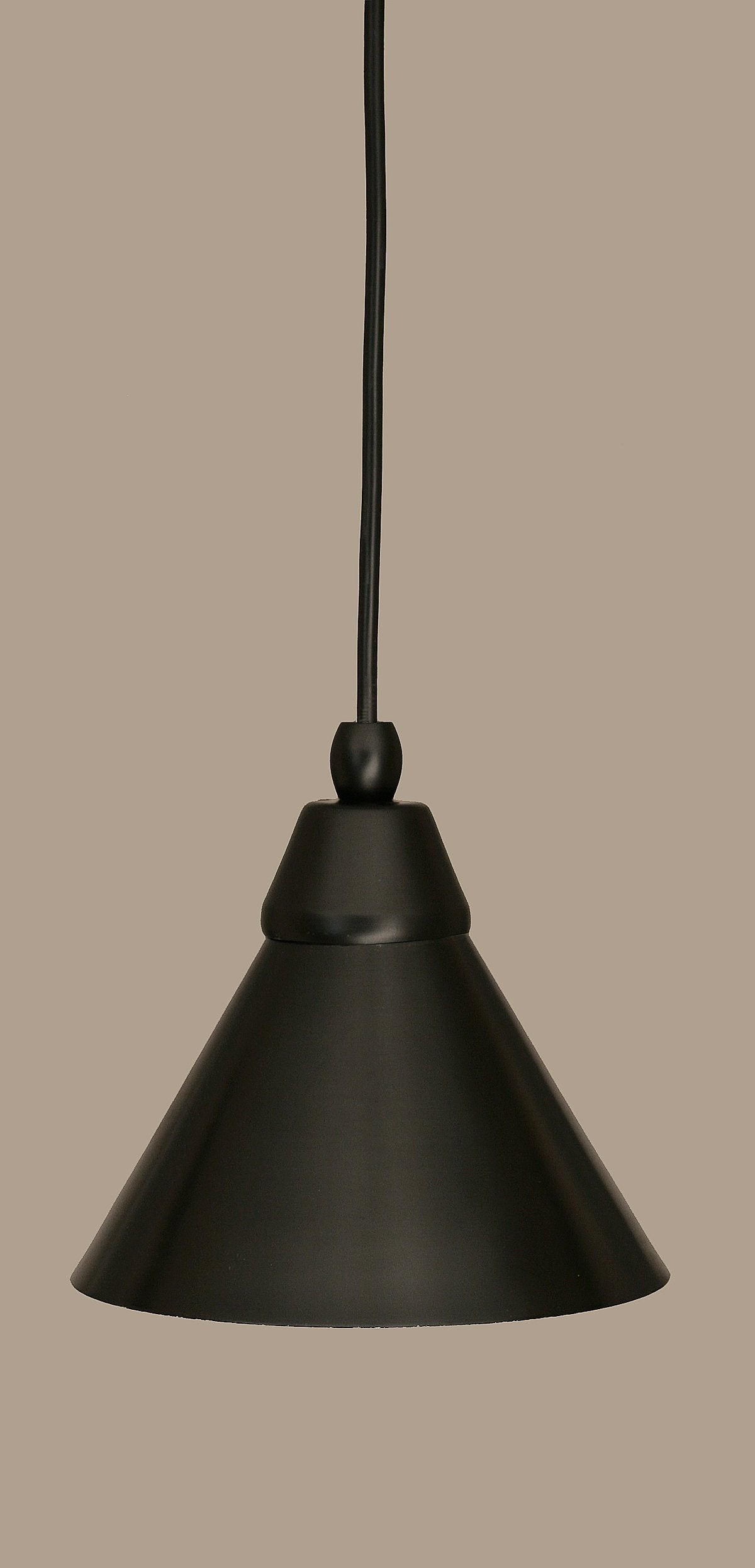 Toltec Lighting 1 Light Mini Pendant In Matte Black (22-Mb-421)