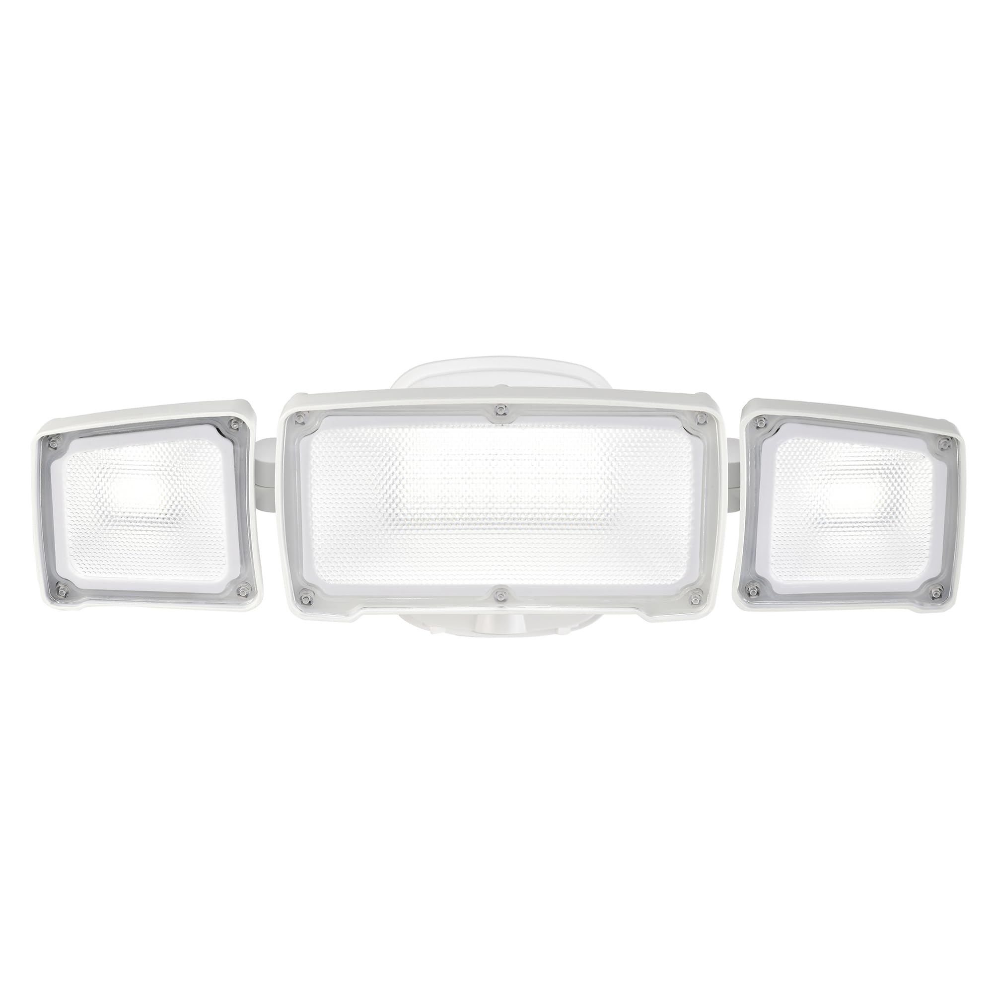AWSENS 40W Flood Lights Outdoor, Integrated LED Security Light Fixture with 3 Adjustable Heads, Adjustable Brightness and Color,
