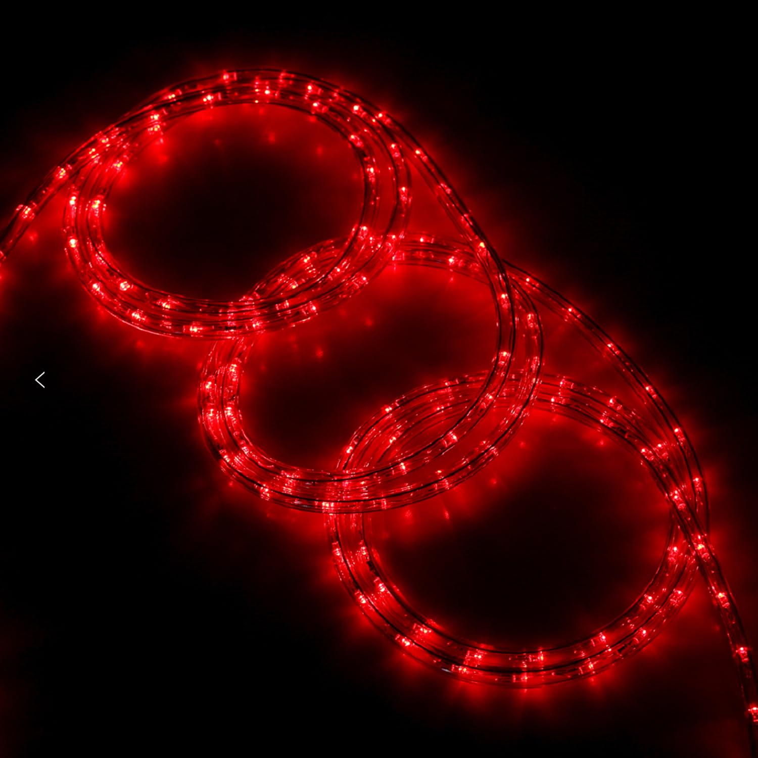 Buyagn Red Led Rope Light  20Ft Led Strip Lights Outdoor Waterproof Decorative Lighting For Indoor/Outdoor Decorations  Deck  Patio  Party And Bedroom Decorations