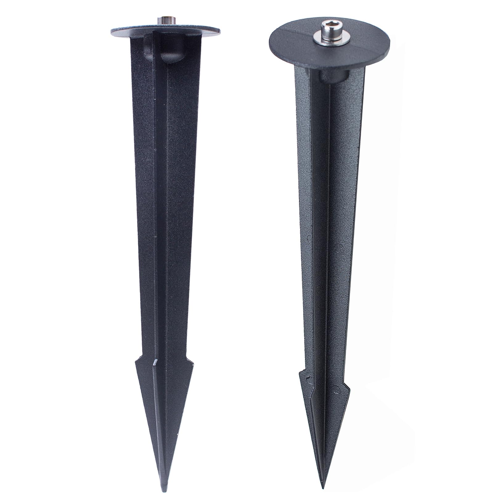 Aluminum Metal Ground Stake Spike Replacement for 3W-120W Outdoor Garden Spotlight Pathway Flood Wall Washer Solar Light,Low Vol