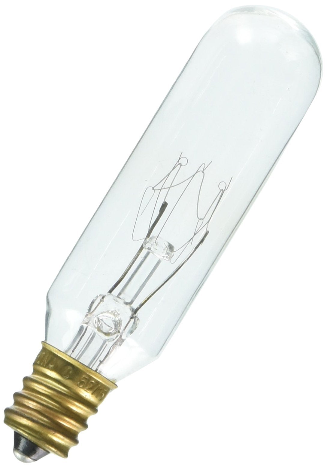 Westinghouse 0388200 15 Watt T6 Clear Incandescent Light Bulb, 130 Volt, 1500 Hour, 100 Lumen, 1 Count