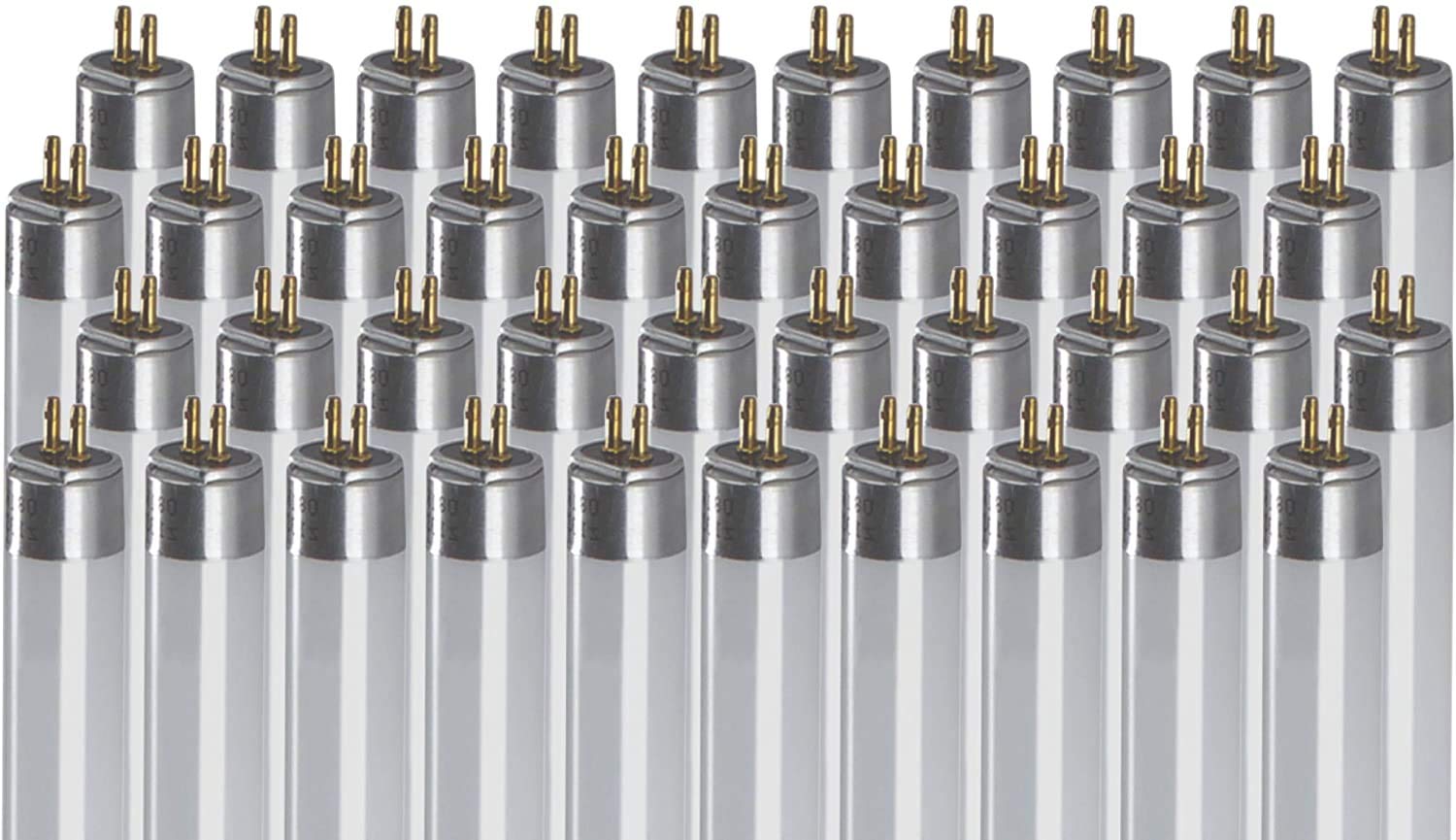 Goodbulb 54W 46 Inch T5 Fluorescent Light Bulb  5000K Daylight Medium Bi-Pin Base  4950 Lumens 85 Cri 36000 Life Hours  Car Dealership Lighting (Pack Of 40)