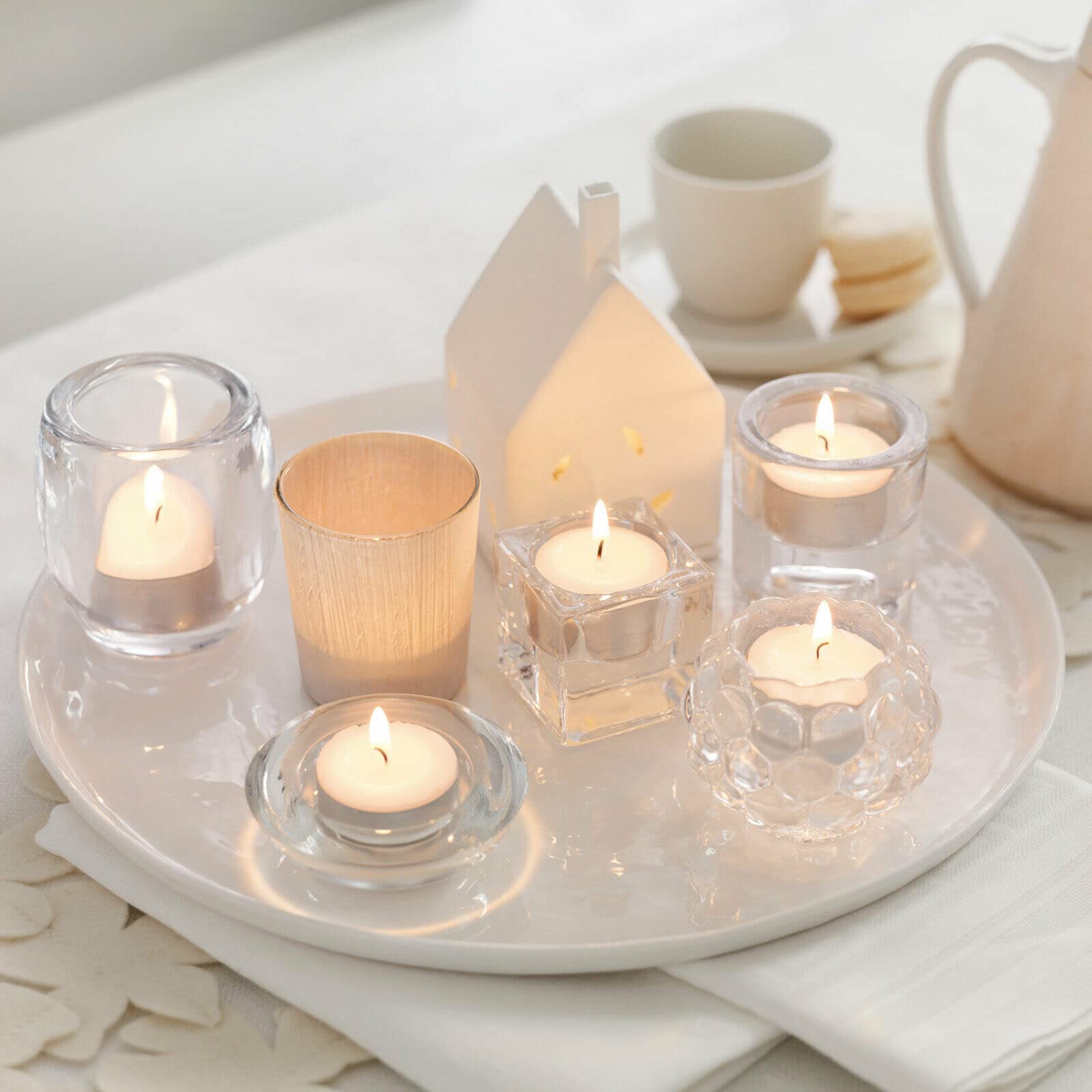 Bolsius Outdoor/Indoor Maxilight Tealight 10 Hour 16x38mm (Bag of 12) - White