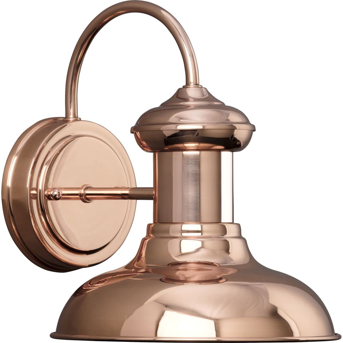 Progress Lighting Brookside Outdoor Light Fixture, Copper, 8 in. W x 9-3/4 in. H, Model P5721-14