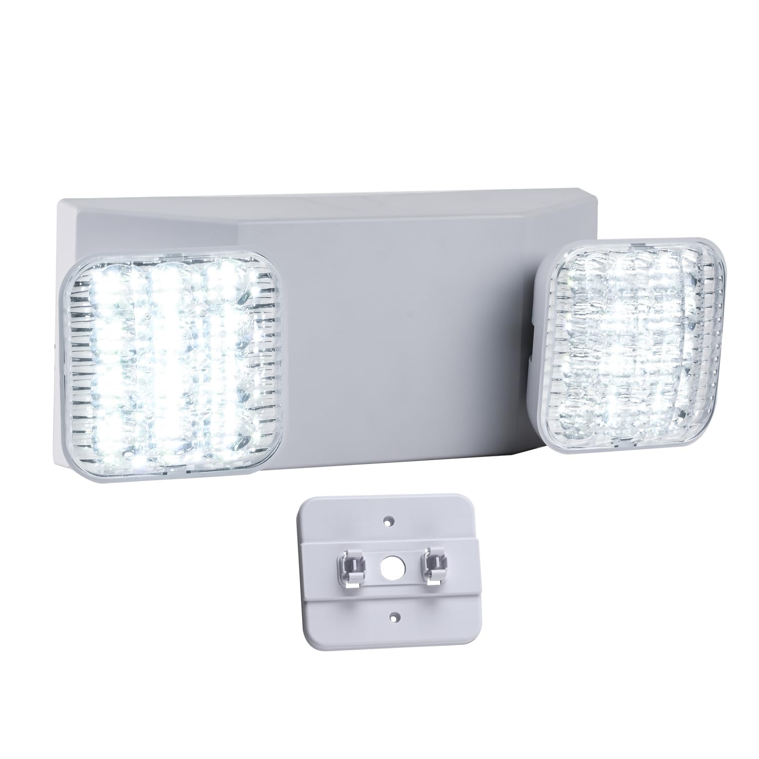 Apmeetlux Led Emergency Lights For Business Home Power Failure 4Hours 300Lm Automatic Battery Backup Rechargeable Emergency Exit Lighting Fixtures Hardwired  Ul 924 Ac85-277V