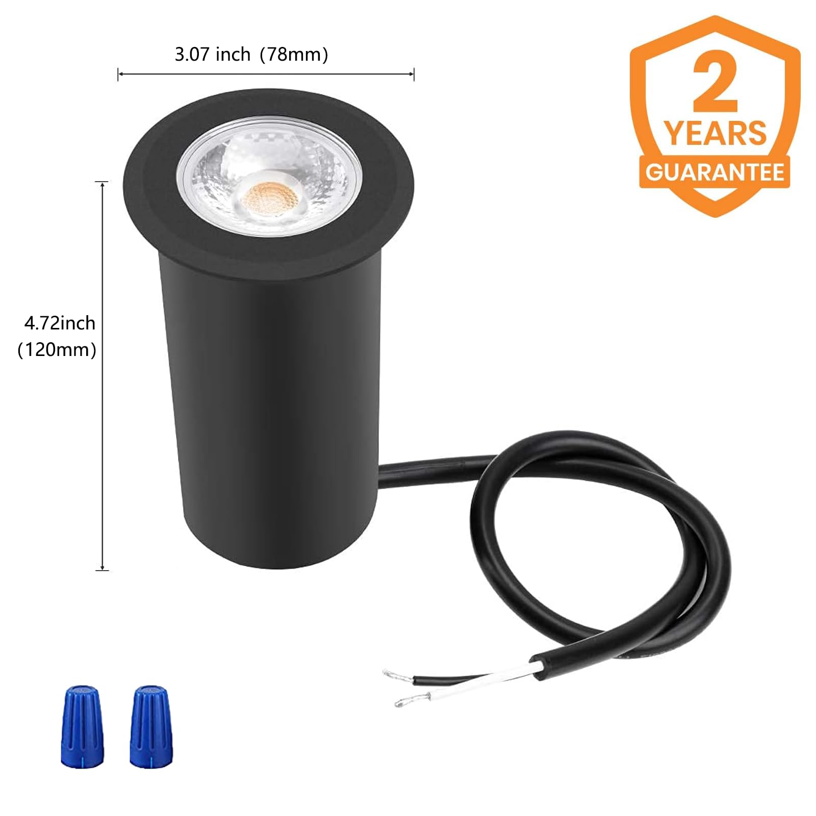 Rnehon 10W Ip67 Waterproof In-Ground Well Light, Low Voltage Outdoor Lighting For Yard & Garden, Pack Of 6