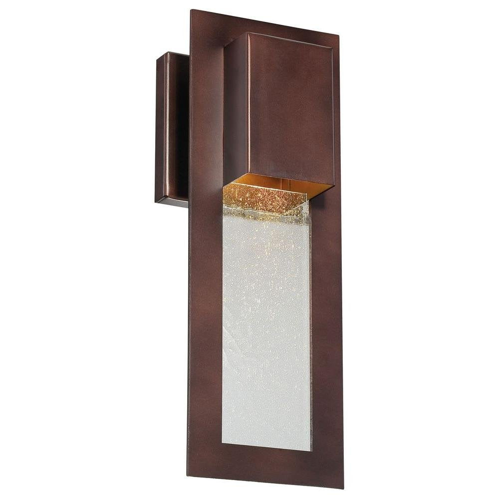 Minka Lavery Modern Outdoor Wall Light 72381-246 Westgate Dark Sky Exterior Wall Lantern, 35W Halogen, Bronze