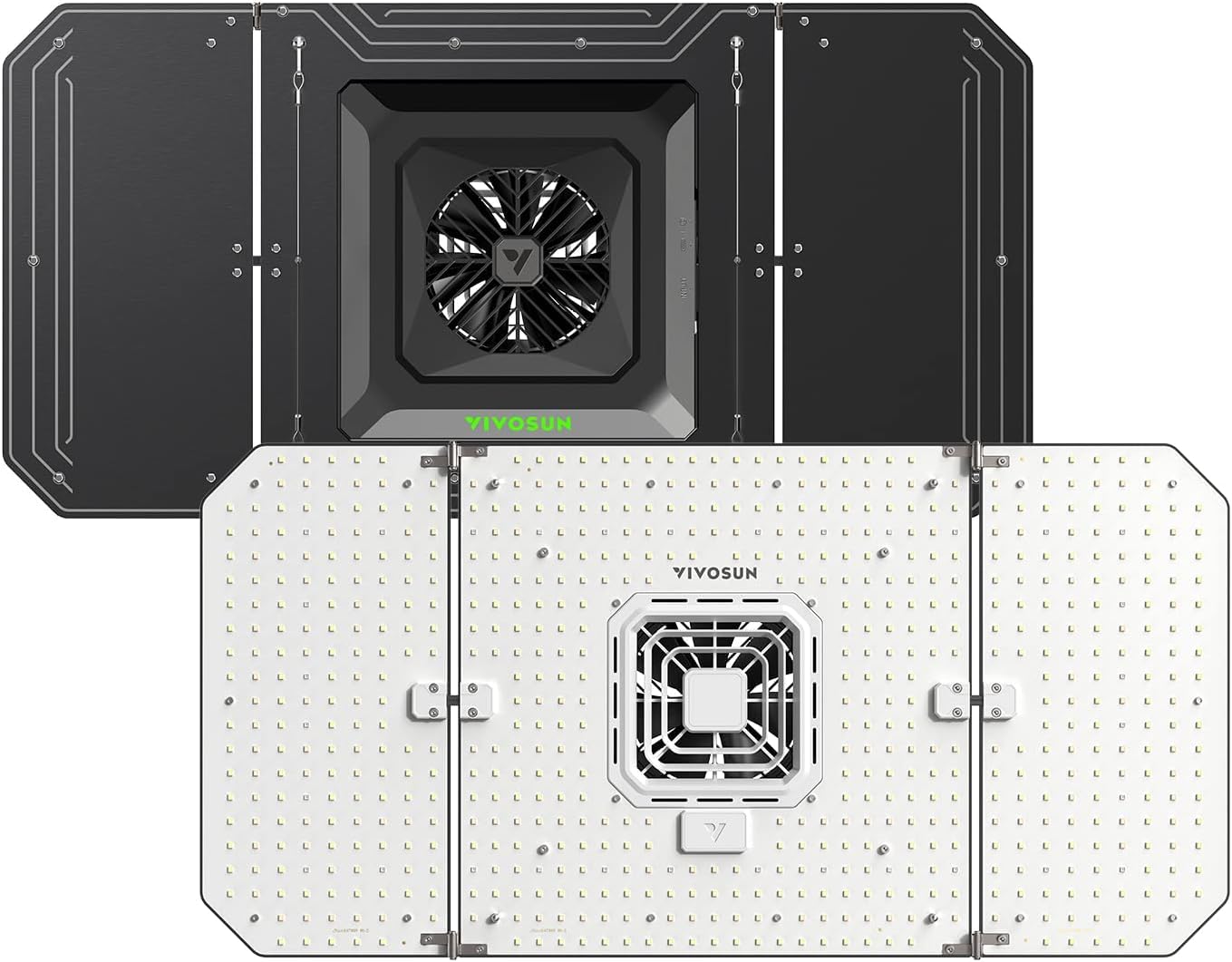 Vivosun Aerolight Wing Aw200Se, Led Grow Light 200W With Integrated Circulation Fan, Compatible With App, Used With Growhub Controller E42A/E25 To Achieve More Functions For 4X2/3X3 Grow Tent
