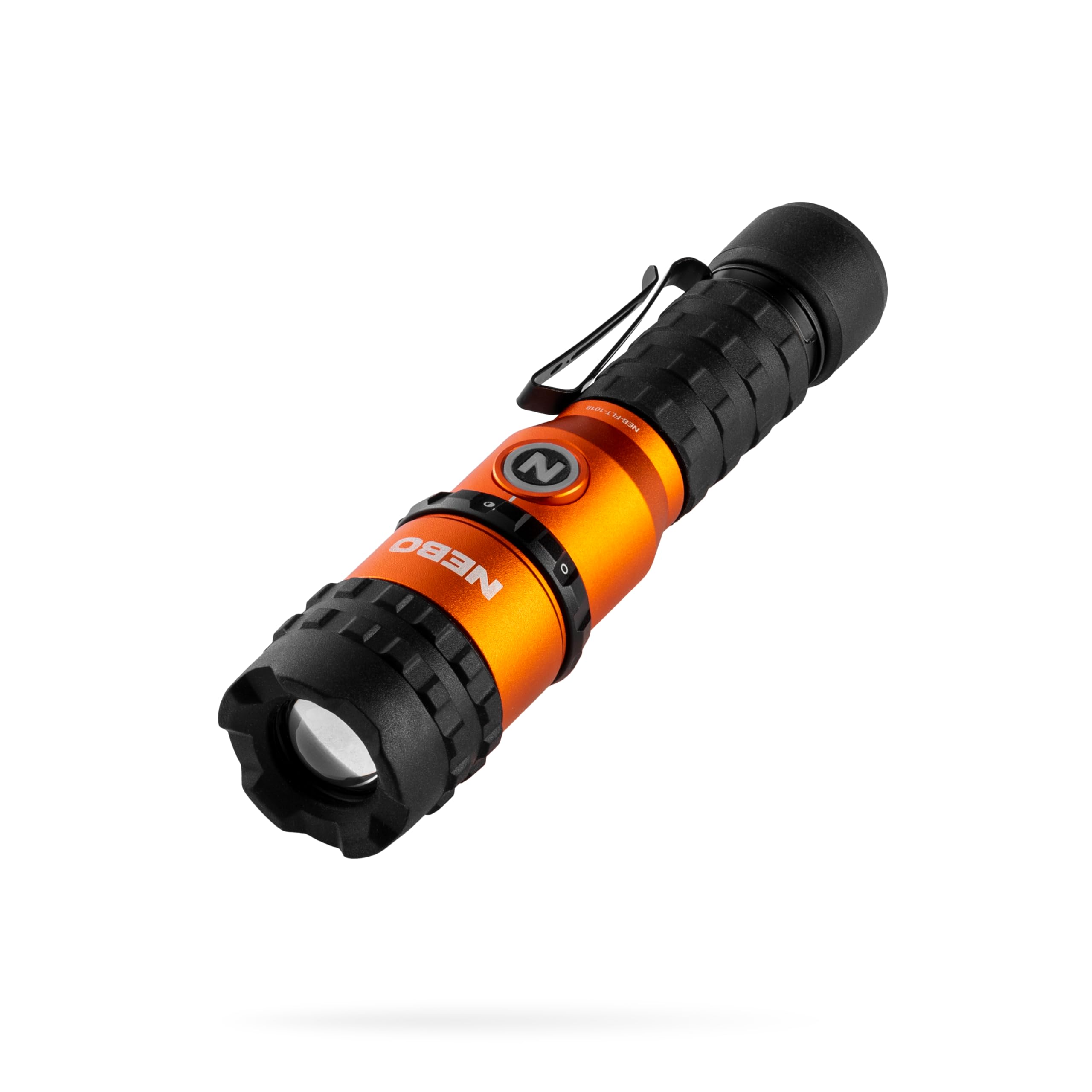 NEBO Rechargeable LED Flashlight, 750 Lumen, Aluminum, Waterproof, One Size, Storm Gray, Model NEB-FLT-1018