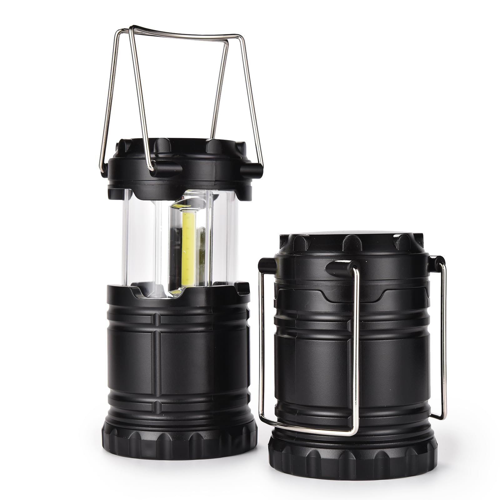KPKJOO Lantern Collapsible Camping Light, LED, Battery Operated, Super Bright, Model 5800, Black