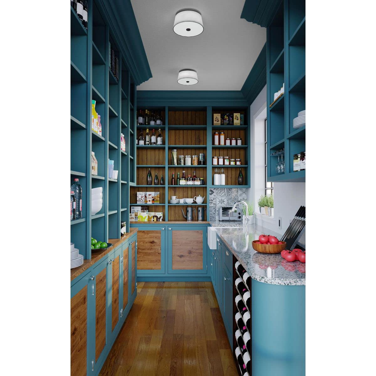 Progress Lighting Arden Collection Two-Light 14'' Flush Mount, Bronze