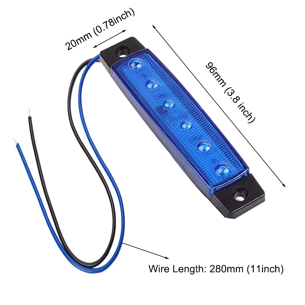 HONG 111 Marine Boat Lights, Utility Led Interior Lights for Boat Deck Courtesy Cockpit Decoration Light, 12V Waterproof Boat Na