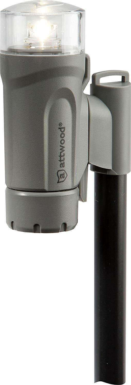 Attwood 14196-7 Water-Resistant All-Craft Portable Navigation Light Kit, Marine Gray Finish
