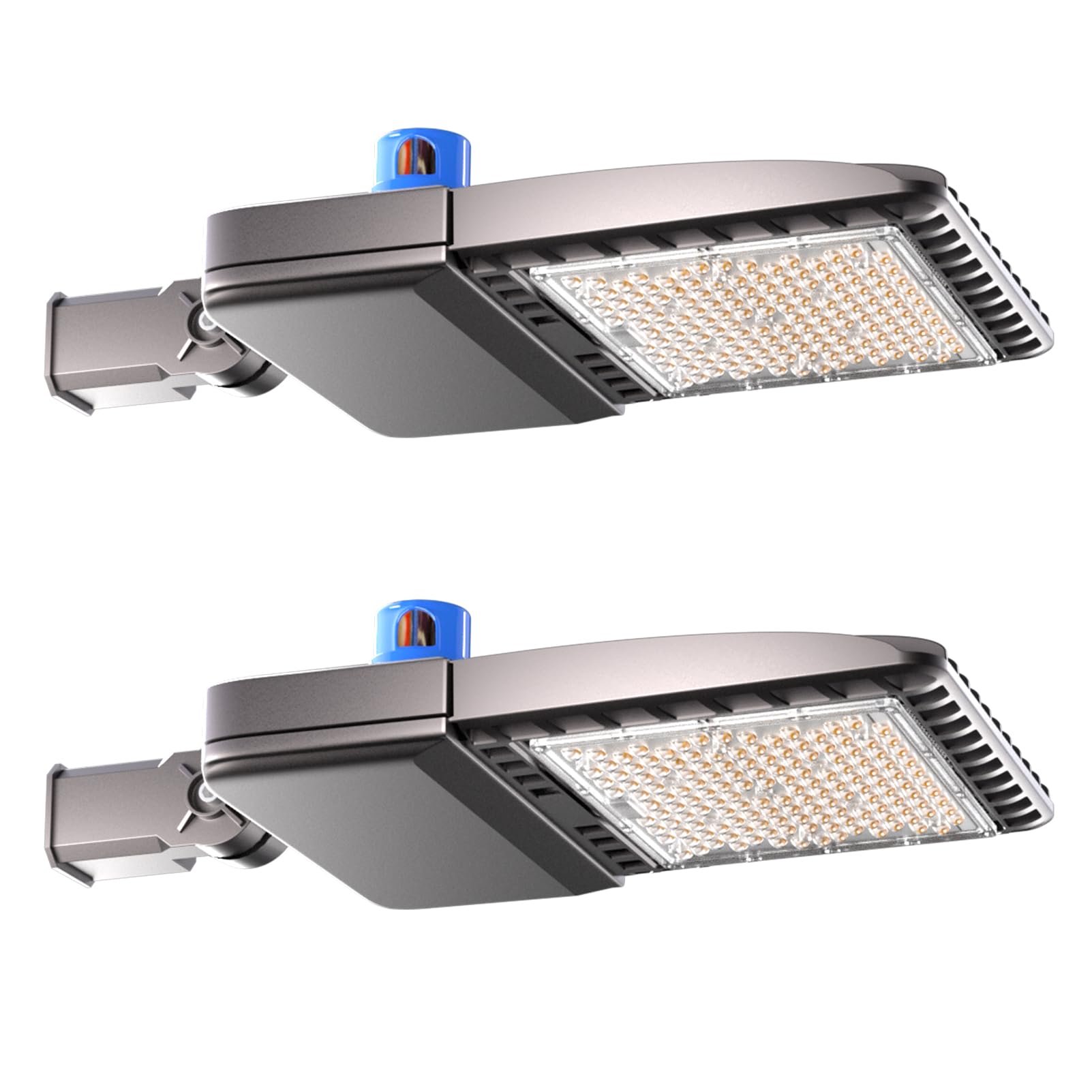 2Pack 150W Led Parking Lot Lighting 22500Lm (150Lm/W) 5000K Pole Lights Outdoor With Slipfitter Mount Etl Listed Ip65 Dusk To Dawn Led Street Lights -7Yrs Warranty