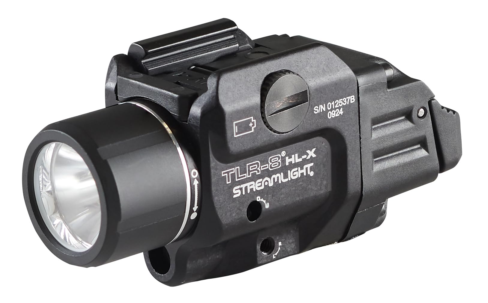 Streamlight 69465 TLR-8 HL-X USB 1000-Lumen Weapon Mounted Rechargeable Tactical Flashlight with Integrated Red Aiming Laser, In