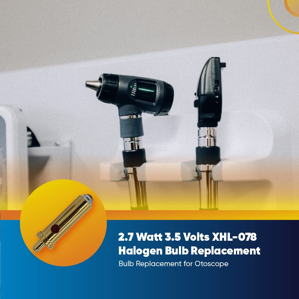 Technical Precision Xenon Halogen Lamp Replacement - 2.7 Watts, 3.5 Volts, Copper Material, 1 Pack