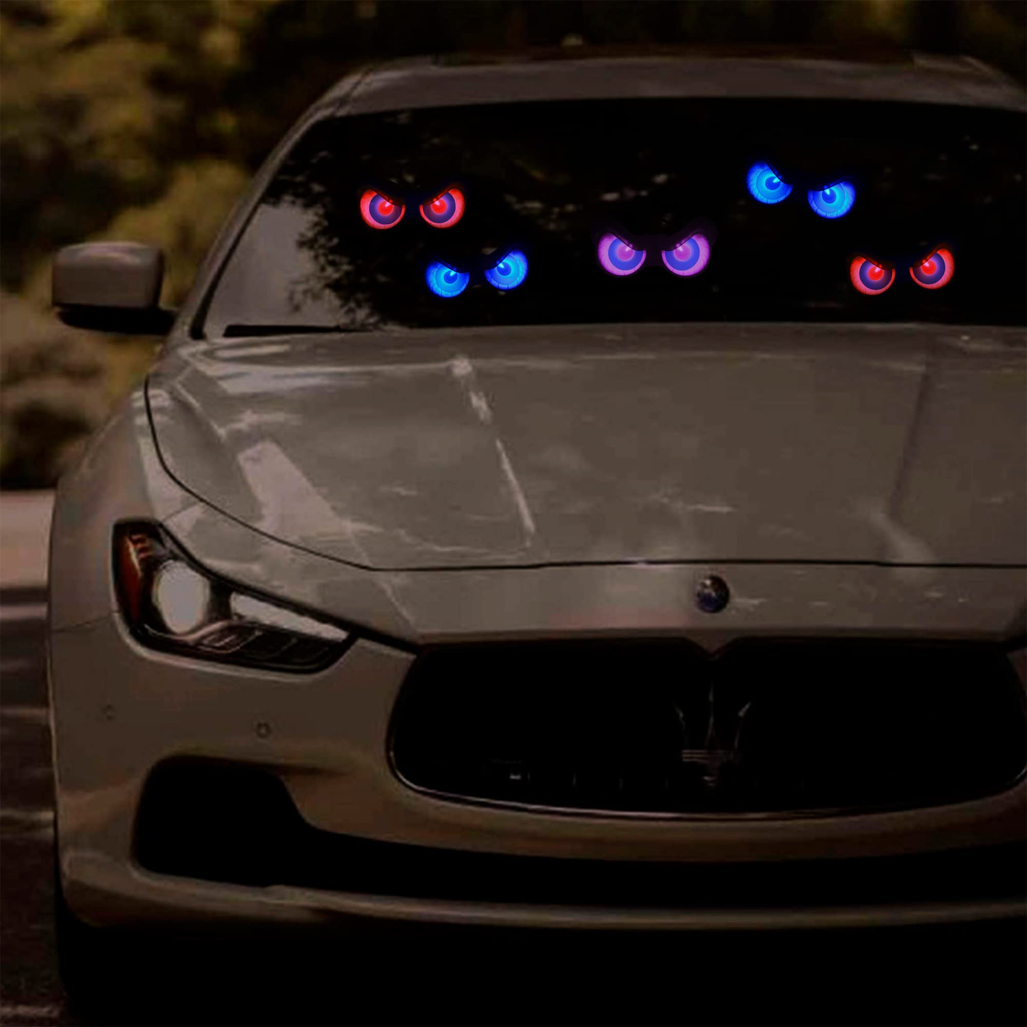 Halloween Decorations, Flashing Peeping Eyes, Spooky Animated Led Eyes, Dark Activite, Halloween Glowing Decorations, Outdoor Halloween Decor (5 Pack)