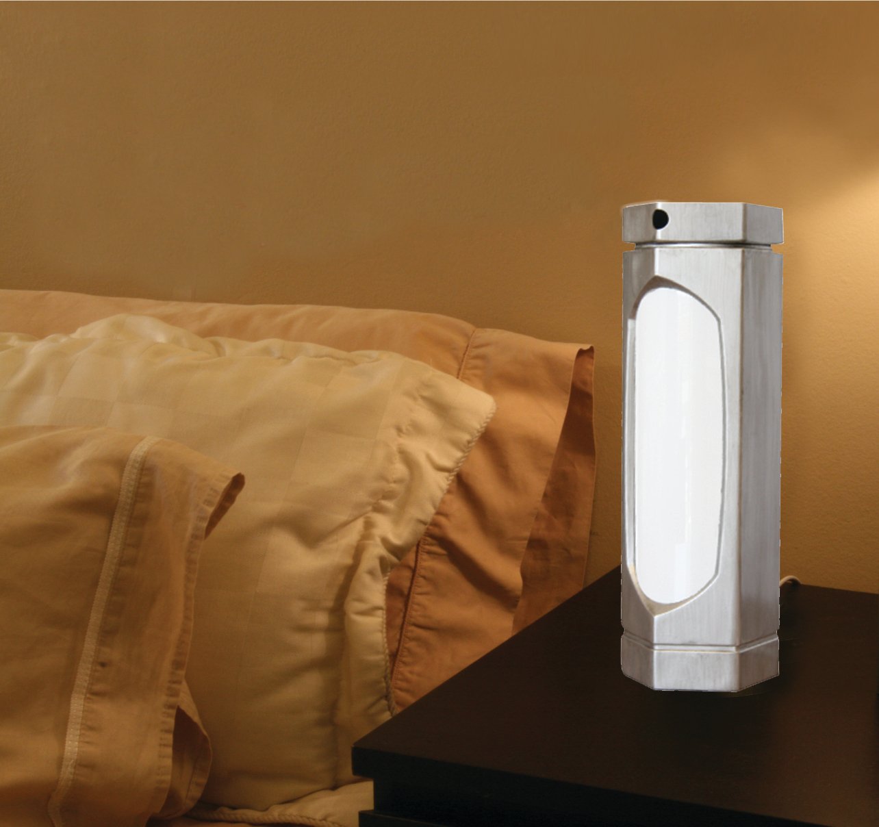 Kosher Lamp Kosherlamp™ Max - Silver Steel Lamp For Shabbat And Holidays