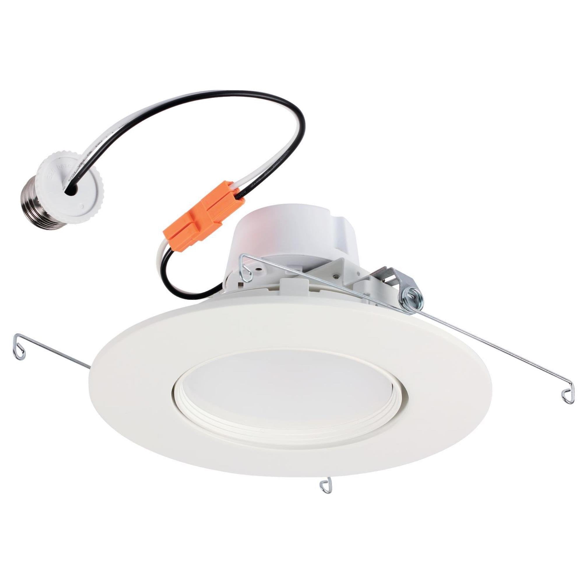 Westinghouse 5085000 Dimmable LED Downlight 80W Equivalent, 6-Inch, White Trim, 1 Count, Energy Star