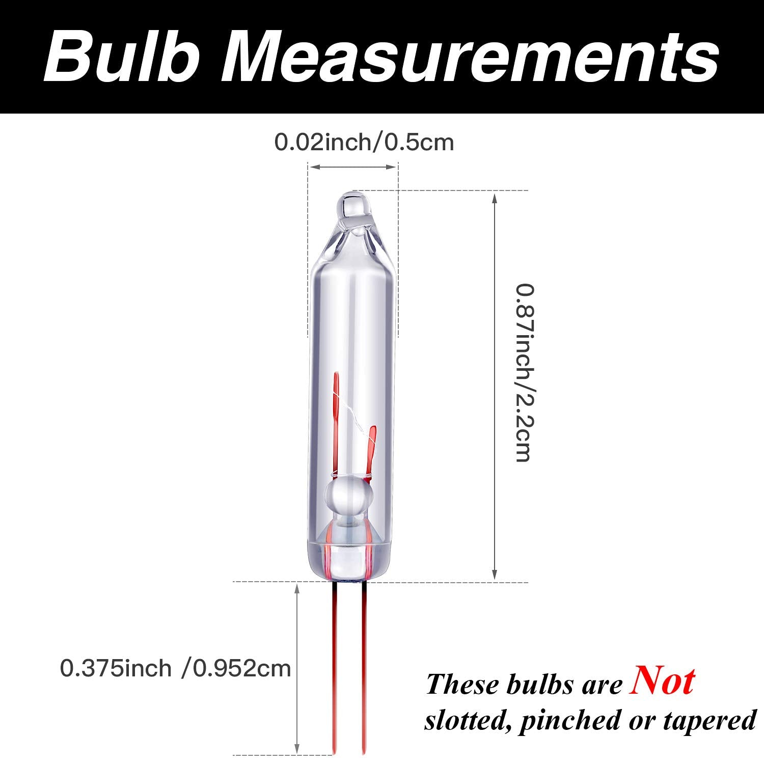 Mudder Mini Christmas Replacement Light Bulbs, 2.5V, 0.42W, Red & Green, 400 Pcs for Indoor/Outdoor Xmas Decor