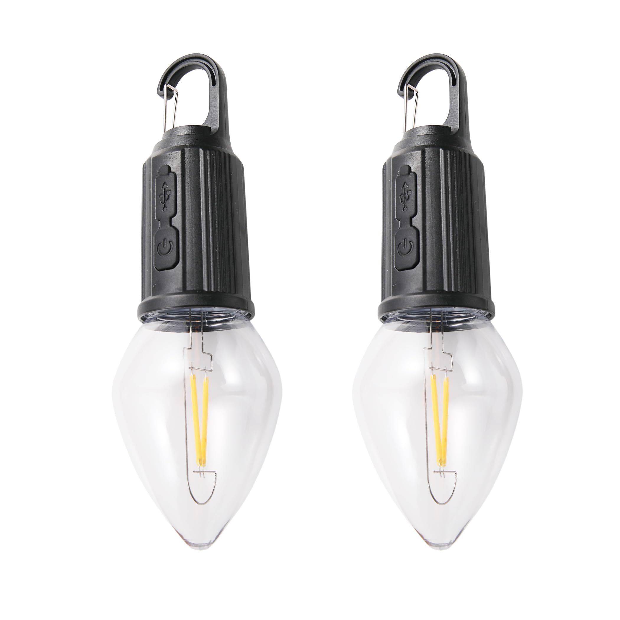 Vagocom 2Pack Rechargeable Camping Light For Tents Portable Led Camping Lanterns Bulbs 3 Lighting Modes Hanging Camping Lamp For Emergency Fishing Hiking Backpacking Power Outages Camping Essentials