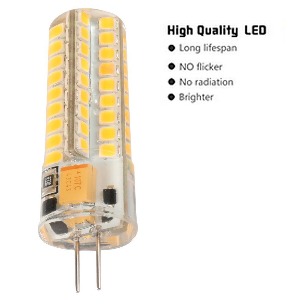 G4 Led Bulb 12V,G4 Led Bulb 5Watt Landscape Light Bulbs 12V Ac/Dc 2700K Warm White Dimmable, Led Replacement For Halogen Bulb 50W 6Pack (5)