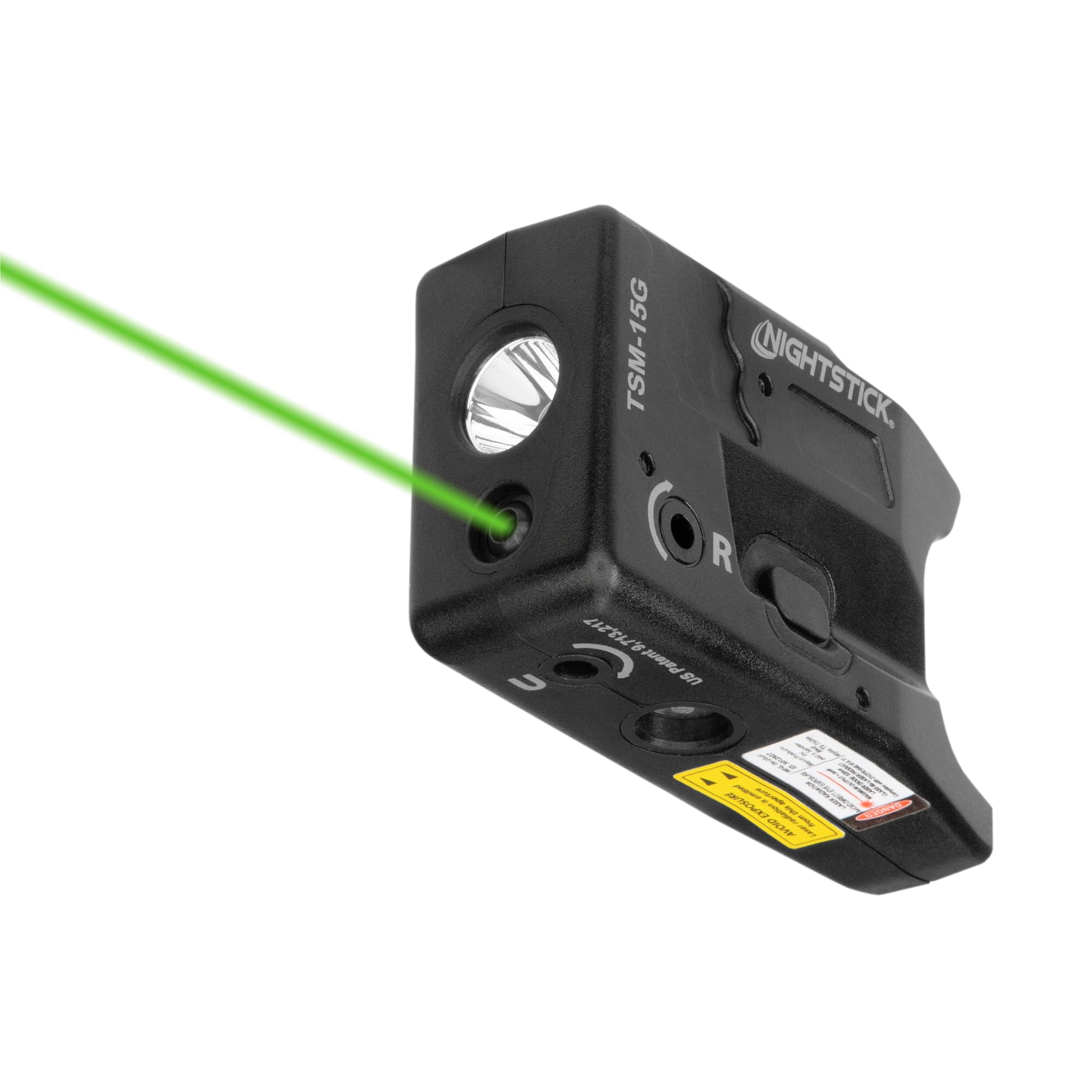 Nightstick TSM-15G 150-Lumen Rechargeable Tactical Light w/Green Laser - IP-X4 Water-Resistant HandLauncher Lights for Smith & Wesson M&P Shield 9 & .40mm