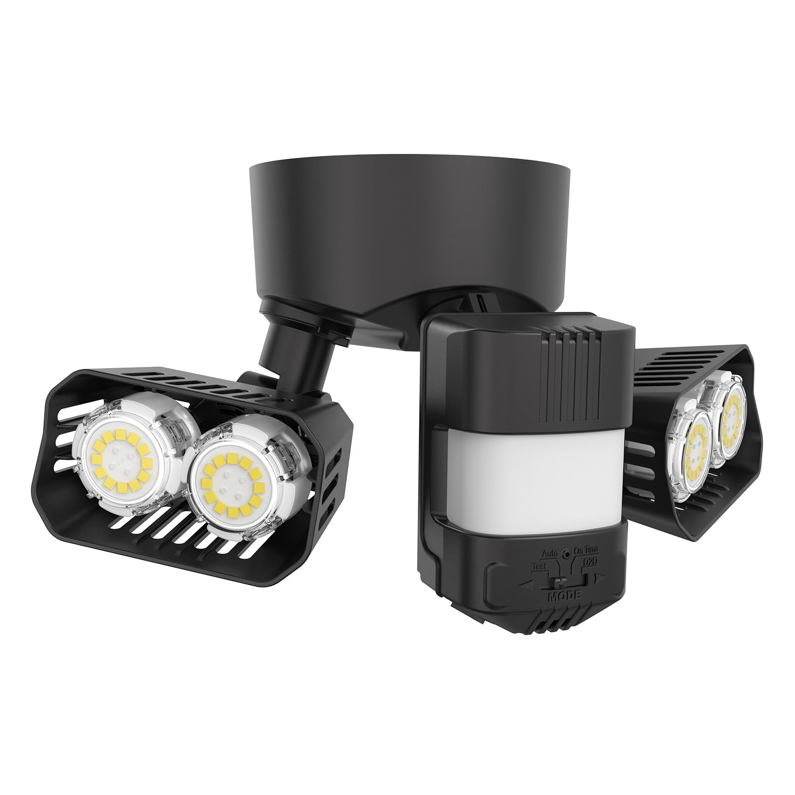 SANSI 28W 3500LM Motion Sensor Outdoor Lights, Outdoor Motion Sensor Light Security Lights Detector with 4 Mode 350W Equiv 5000K