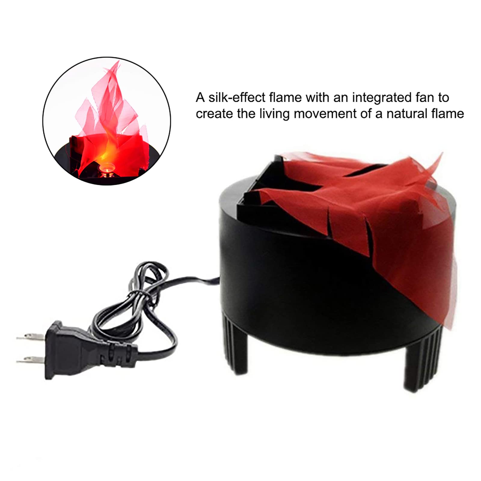 110V Electric Fire Flame Lamp Light Led Simulated Flame Effect Light Torch Light Stage Lamp Prop For Stage Performance, Bar, Nig