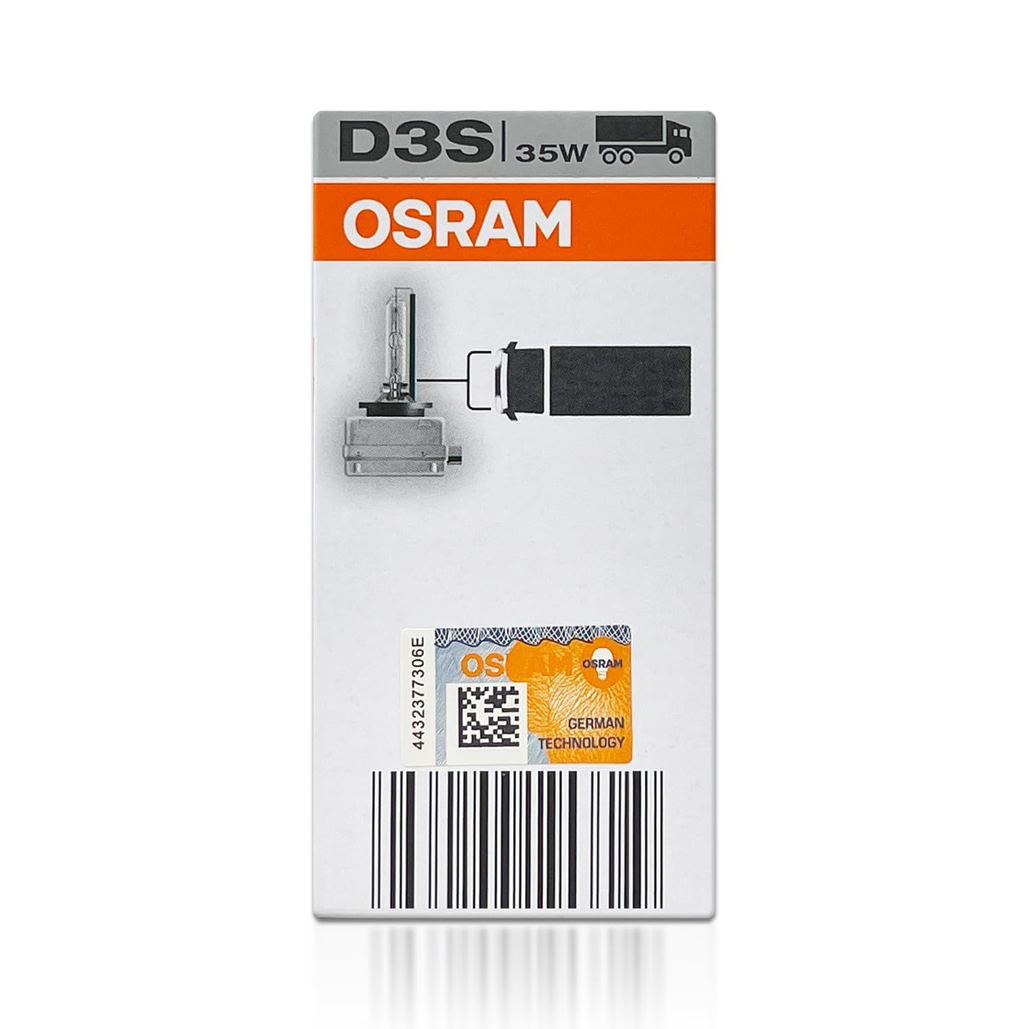 OSRAM D3S Xenon HID Headlight Bulb - OEM 66340 Model for Enhanced Night Visibility