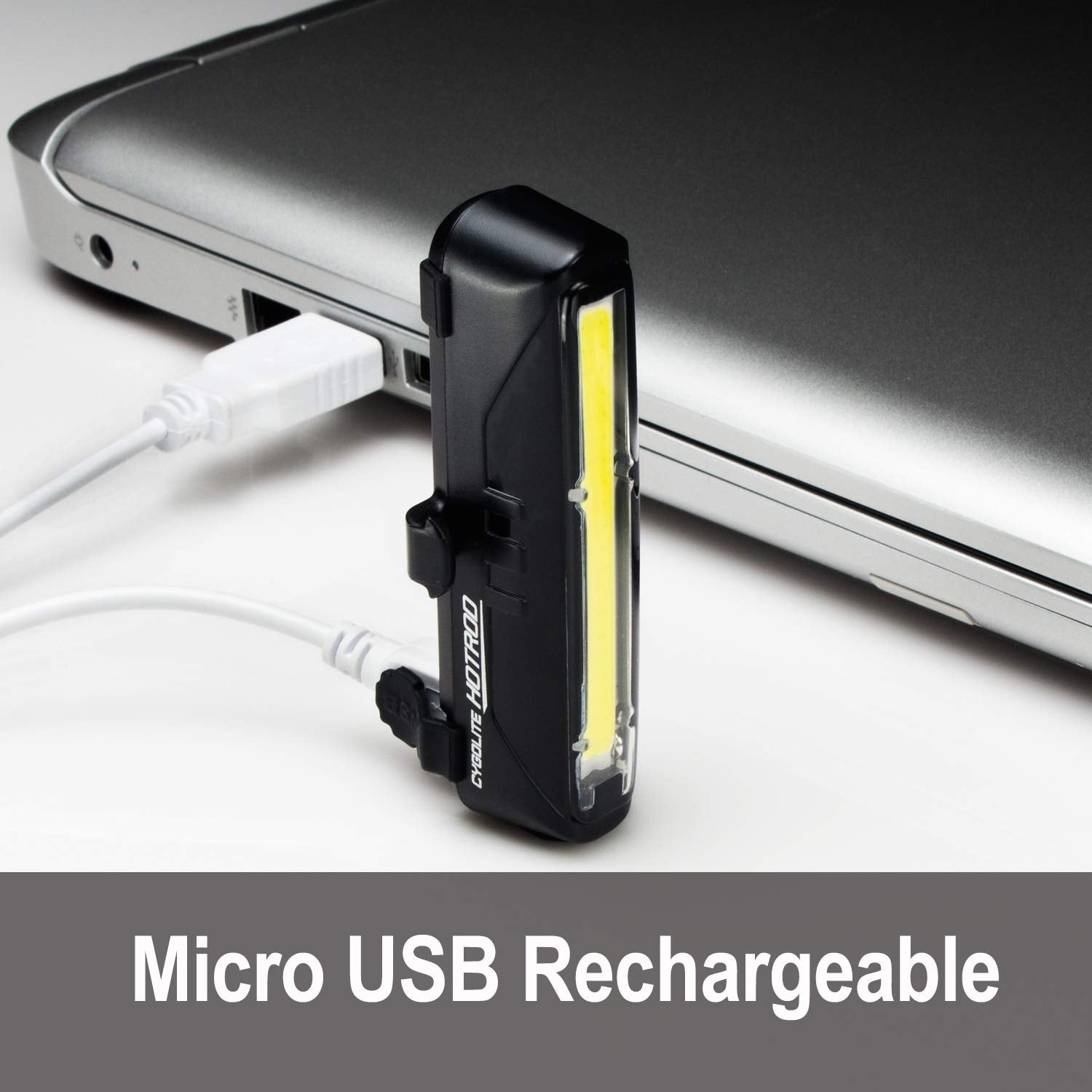 Cygolite Hotrod Front– 110 Lumen Bike Light– 3 Night & 3 Daytime Modes– Sleek Durable Design –Ip64 Water Resistant– Sturdy Flexible Mount– Usb Rechargeable Front Light– For Road & Commuter Bicycles