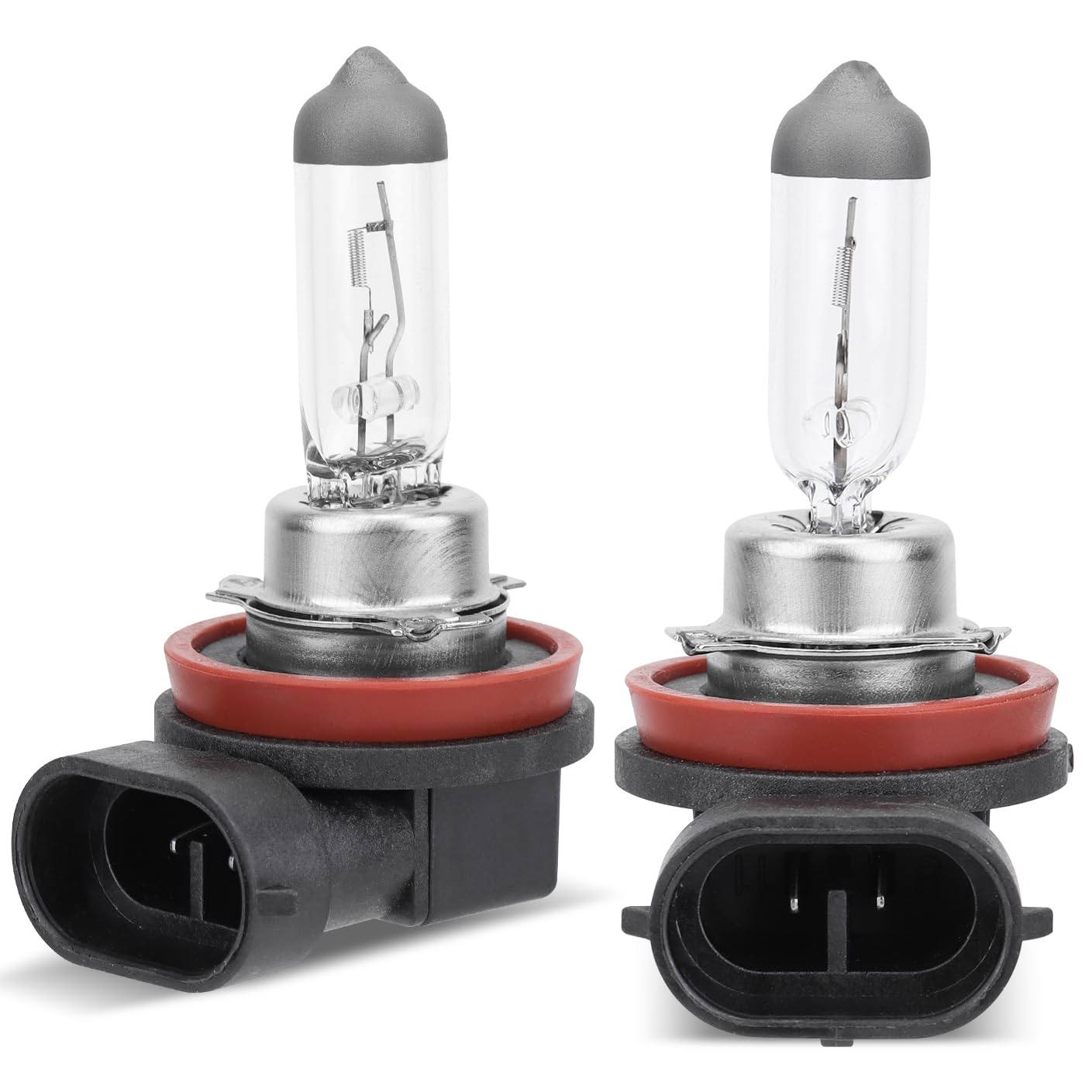 Safego H8 Halogen Headlight Bulb, 12V 35W, 5000K, Low High Beam, Pack of 2, H8 Color