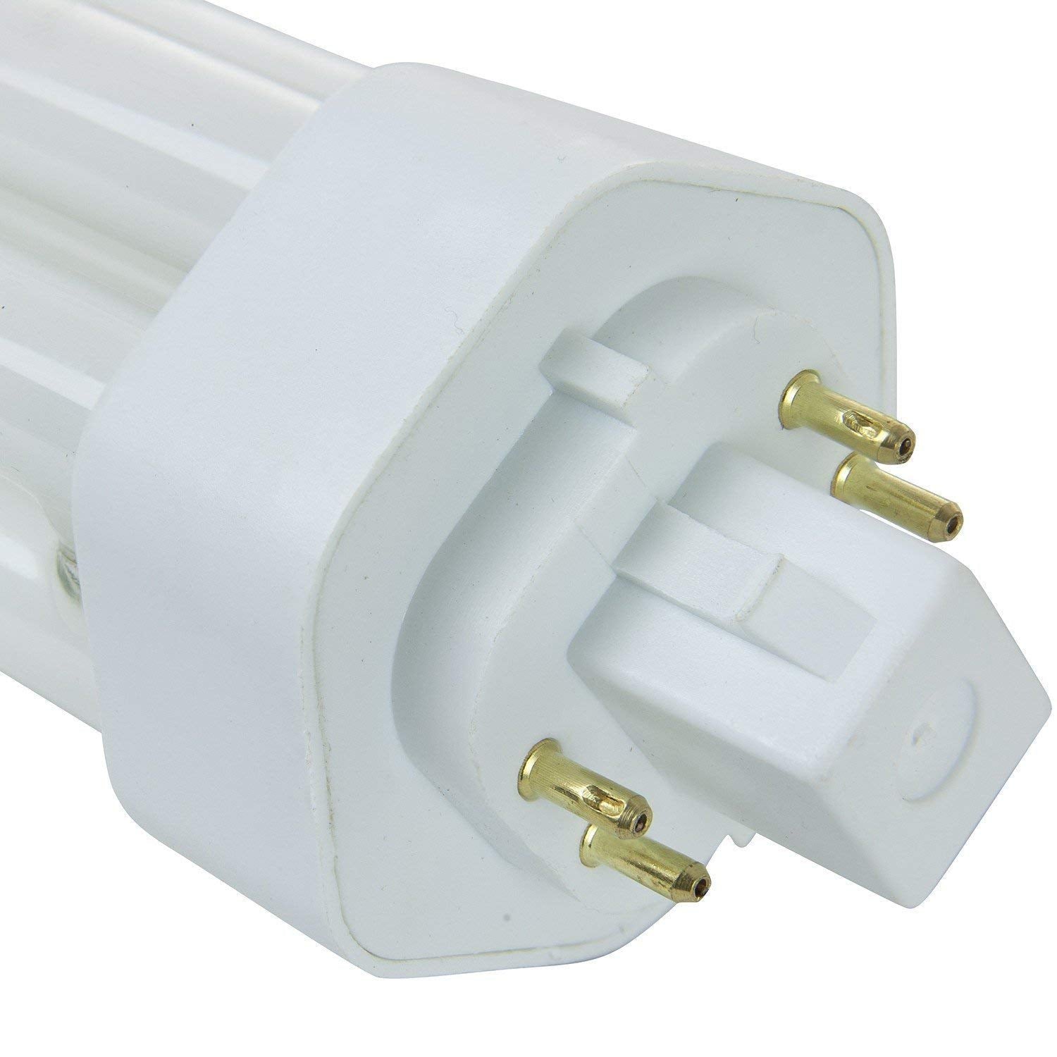 KOR Compact Fluorescent Light Bulb - (Pack of 4) 26W GX24Q-3 Base, 5000K Bright White, Daylight, 4 Count