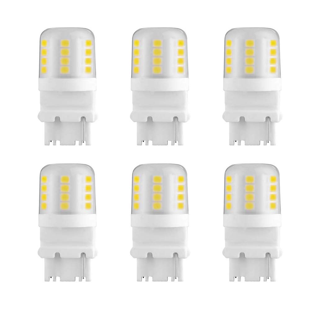 Makergroup S8 3156 LED Light Bulbs 12VAC/DC, 4W Daylight White, 6 Pack, Water Resistant for Outdoor Landscape and Pathway Lighting
