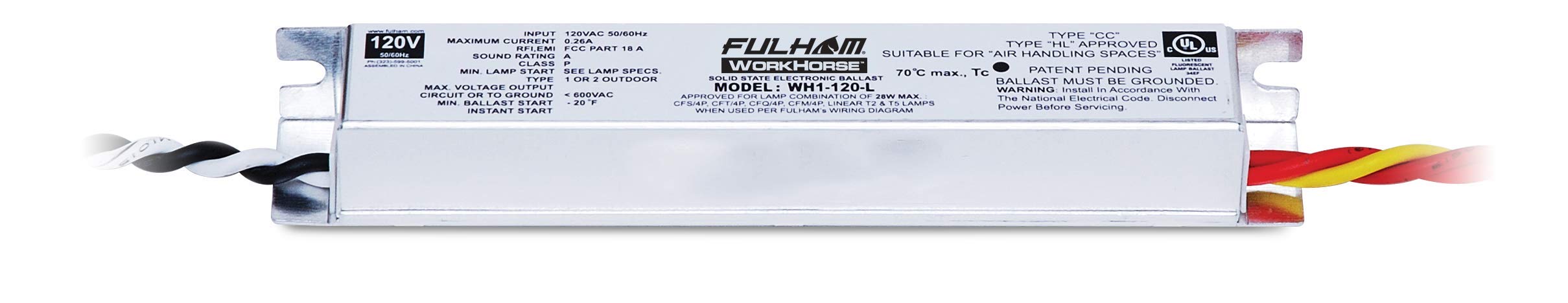 Fulham Wh1-120-L Workhorse Adaptable Ballast - 120V