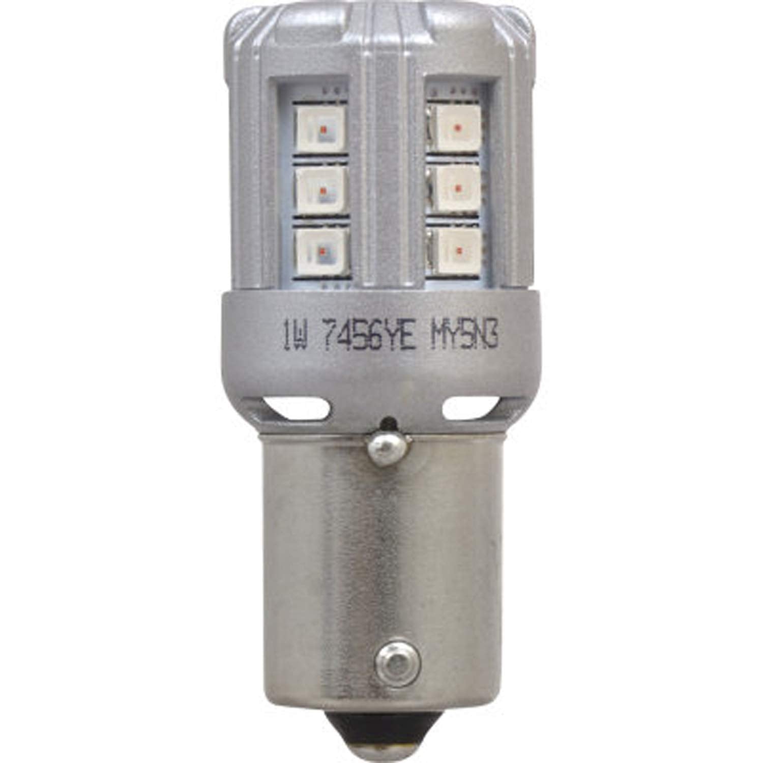 SYLVANIA 1156 LED Mini Bulb - Amber - Ideal for Park and Turn Lights - 2 Pack