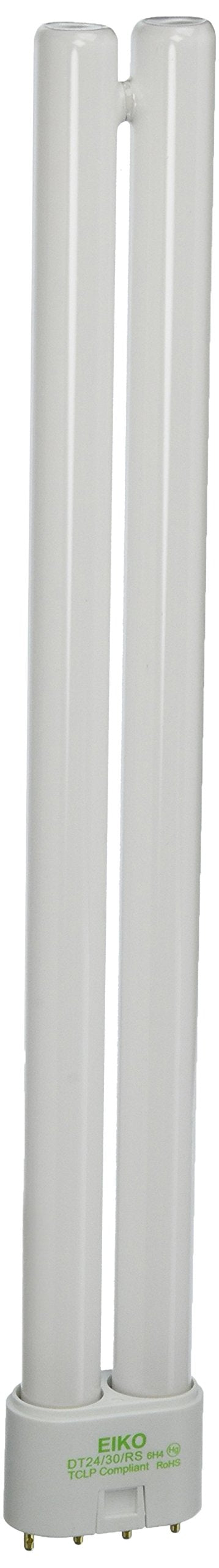 Eiko DT24/30/RS Duo-Tube Compact Fluorescent Halogen Bulb 24W 3000K Warm White 2G11 Base