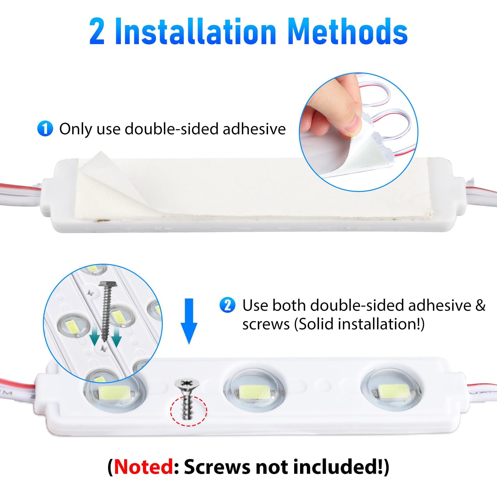 Linkstyle 60 Leds 12V Van Interior Light Car Led Ceiling Lights Kit, Super Bright Lighting Dome Lamp For Van Rv Truck Auto Vehic