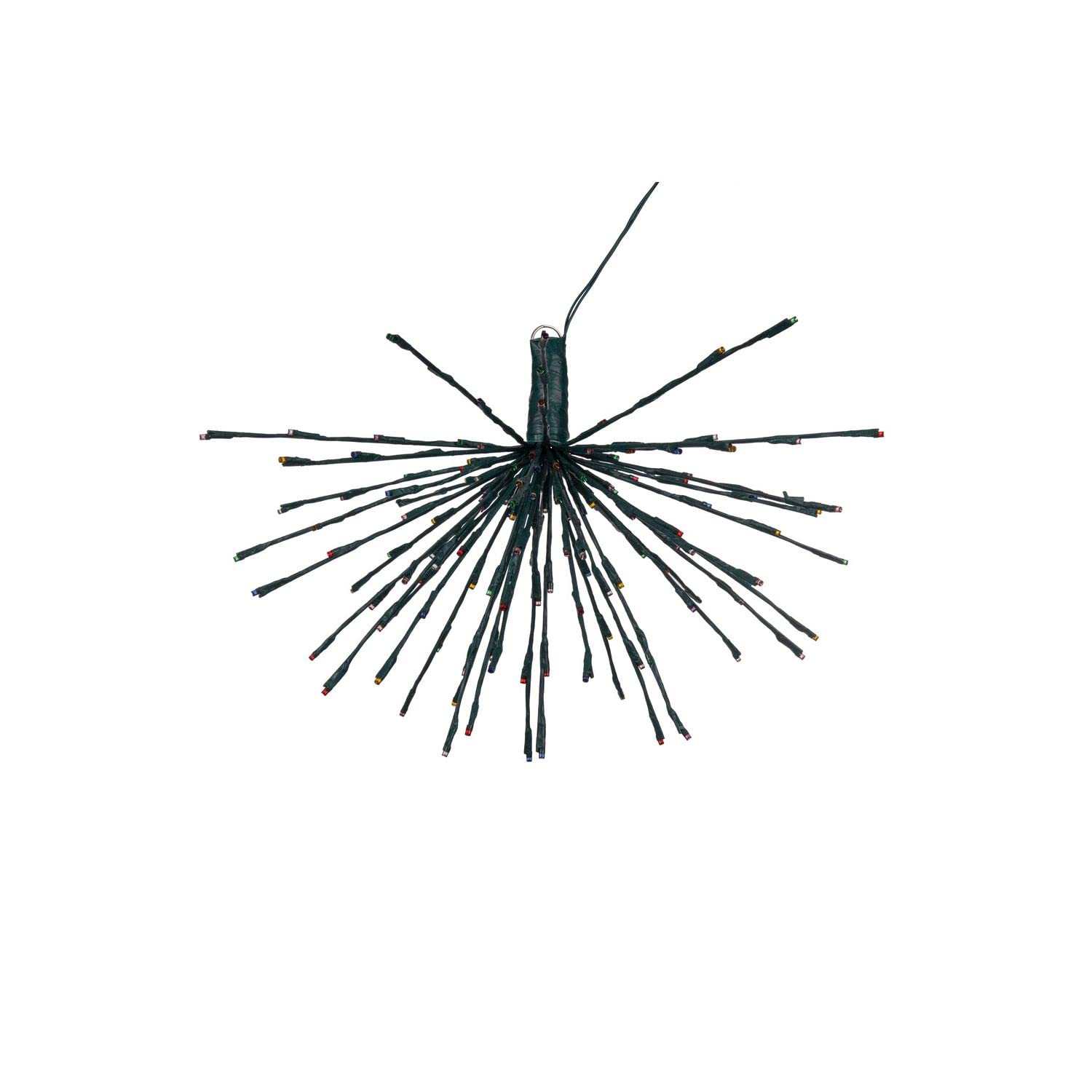 Vickerman 160Lt x 24&quot; Green Starburst Multi-Colored 5mm LED Lights.