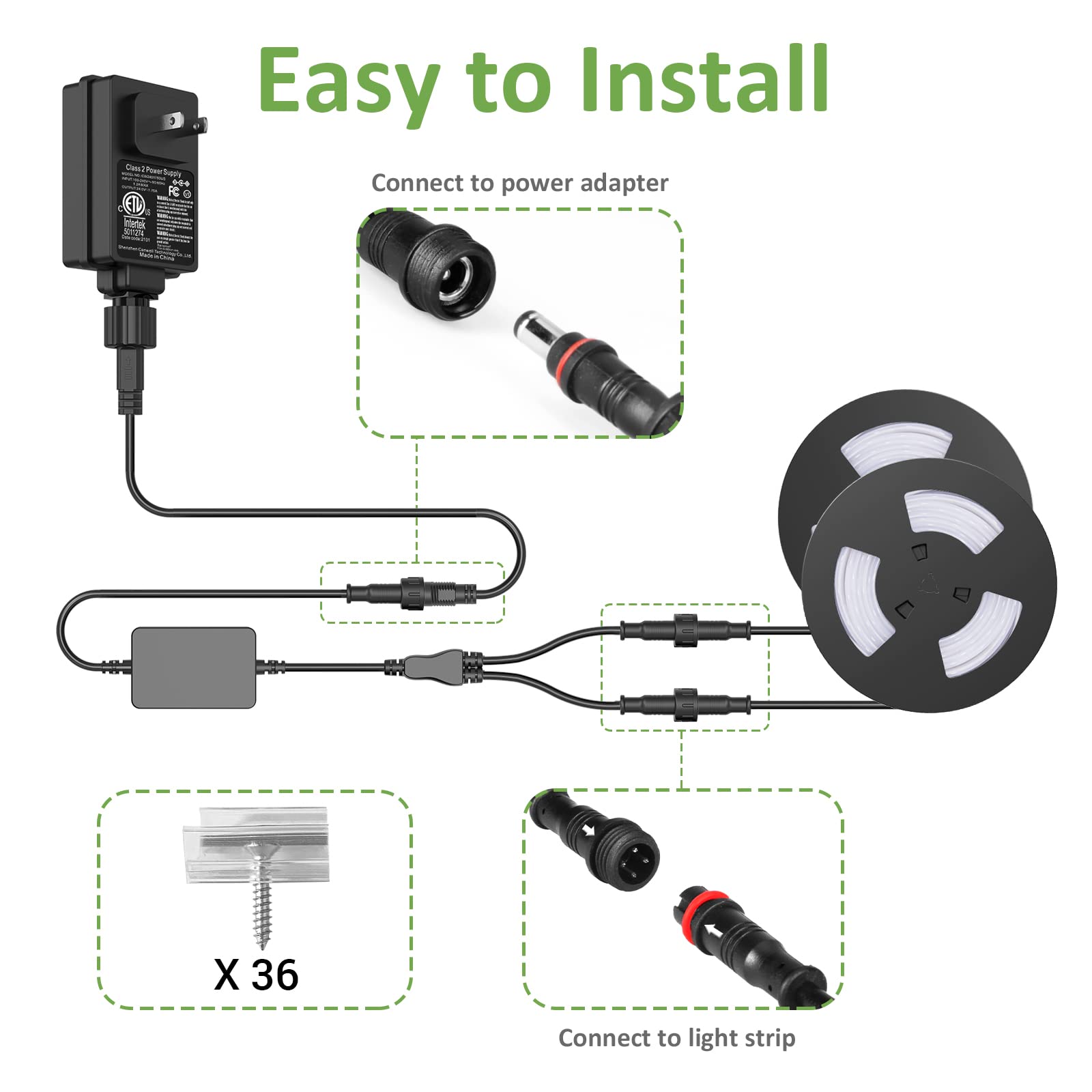 Hotmoon Smart Led Outdoor Rope Light, 98.4Ft Rgb Color Changing, App & Rf Remote Control, Ip65 For Garden & Parties, Model Nts101-Rgb-Us-F