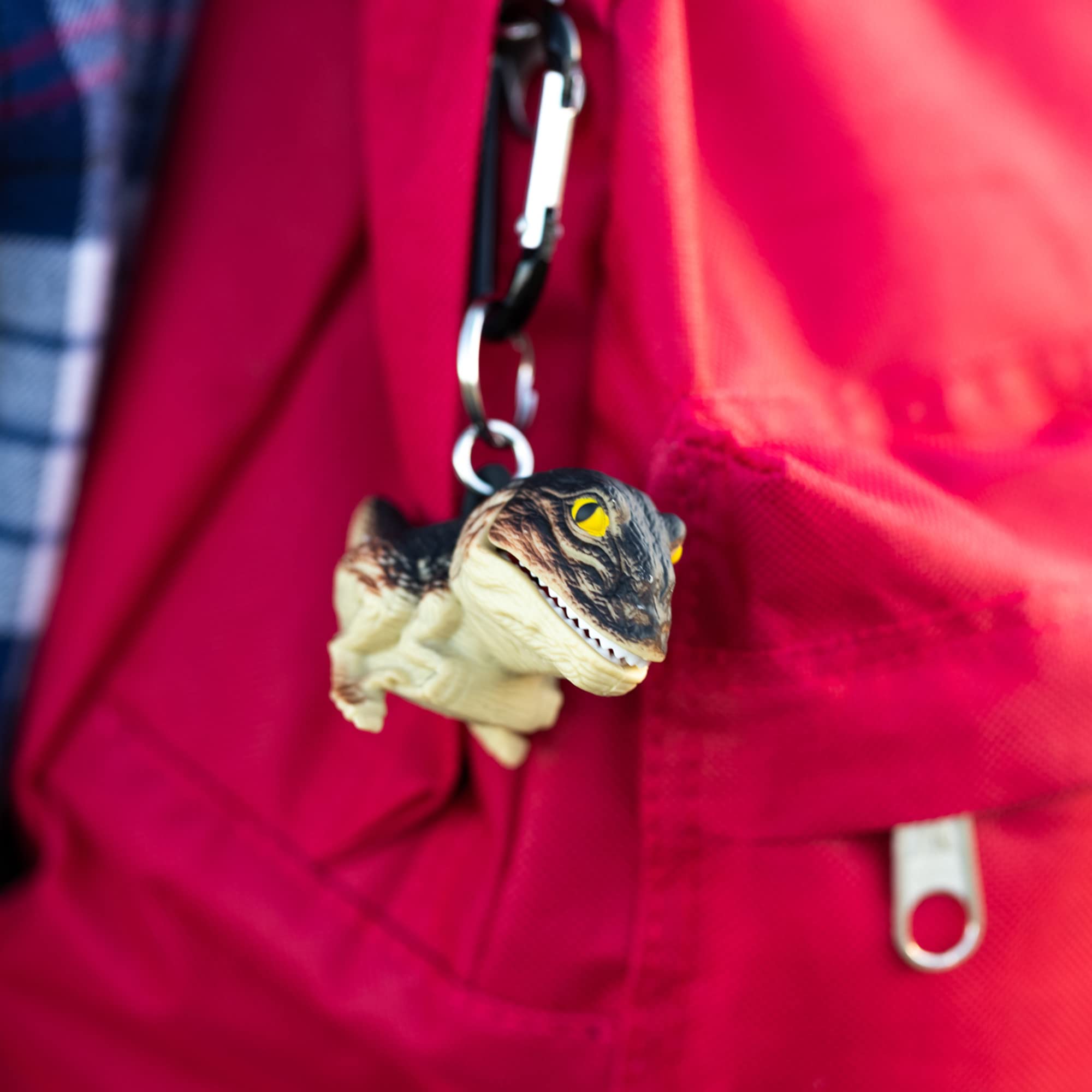 Big Discoveries WildLight Animal Carabiner Flashlight - Fun Mini Keychain Flash Lights for Kids, Nurses, Camping