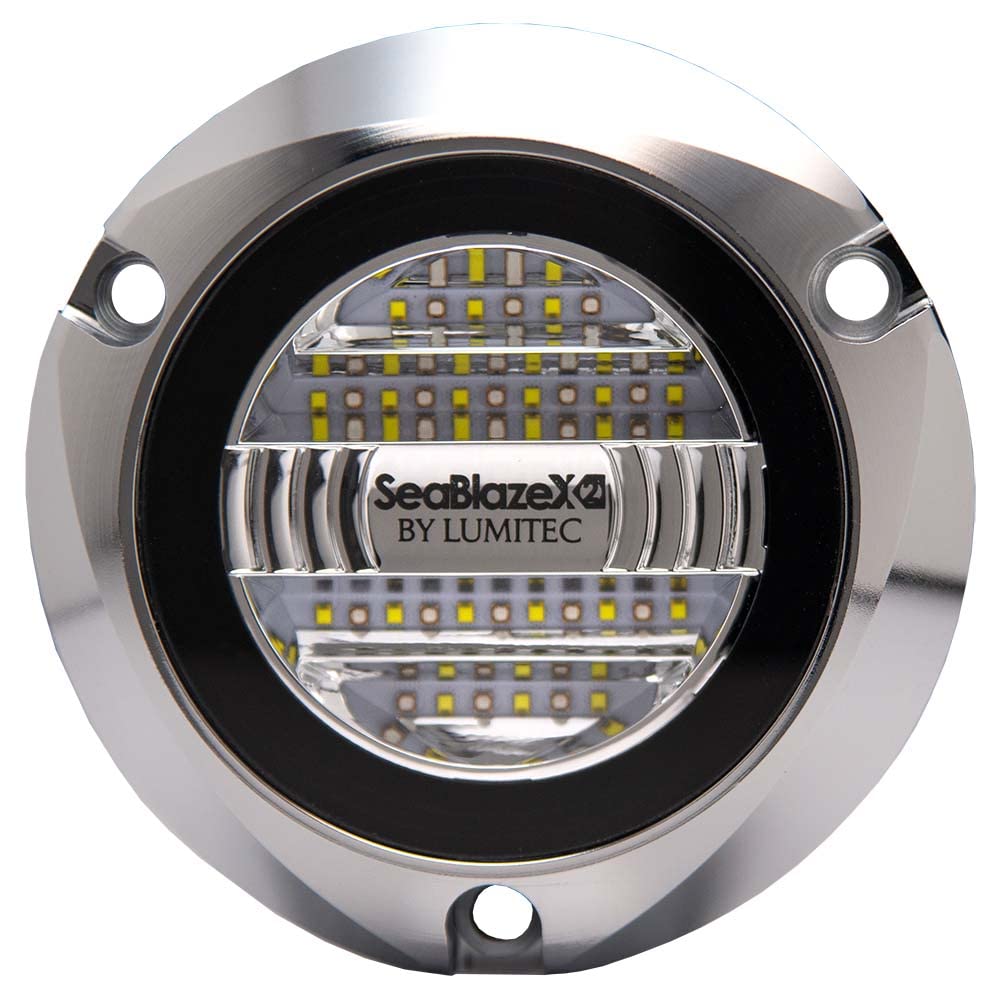 Lumitec 101592: Seablaze X2 chrome WhtBlu WhiteBlue One Size
