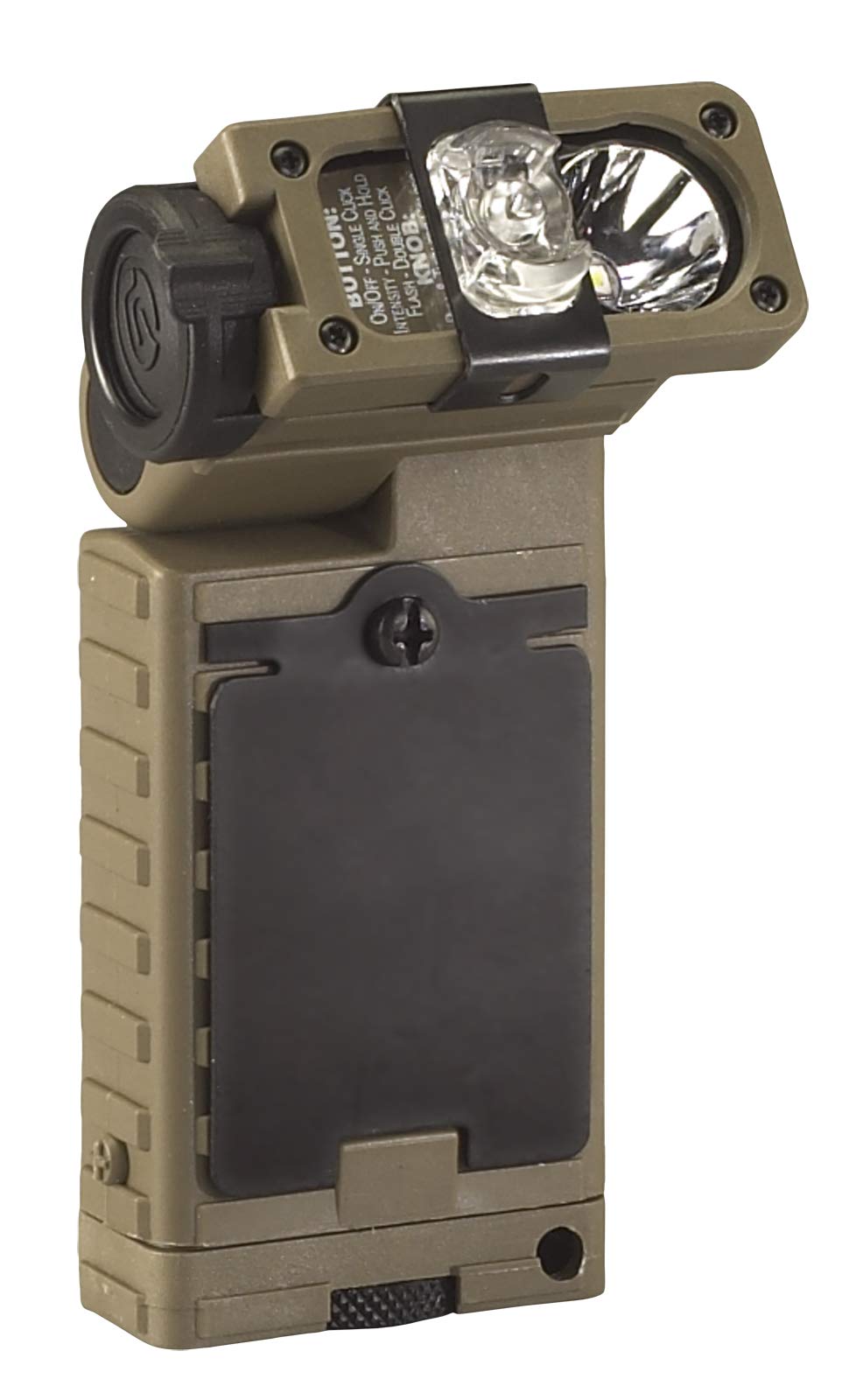 Streamlight 14066 Sidewinder Waterproof Flashlight 55 Lumens with 2 AA Batteries, Coyote Color, Without Mount in Box