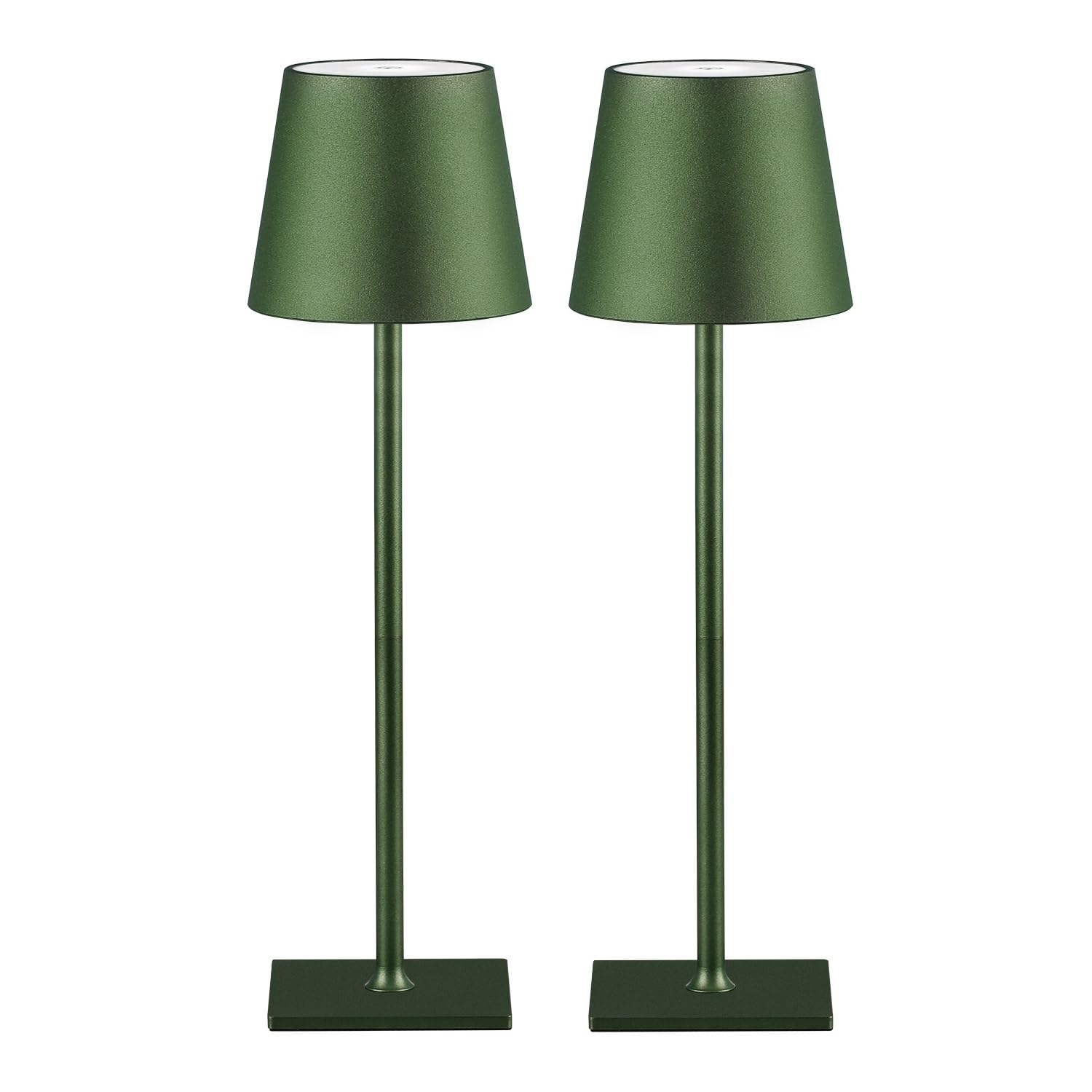 Chloranthus 2 Pack Cordless Table Lamps  3 Colors Stepless Dimming  5000Mah Rechargeable Battery Led Desk Lamp For Bedroom/Couple Dinner/Desk/Cafe/Dining Room/Terrace