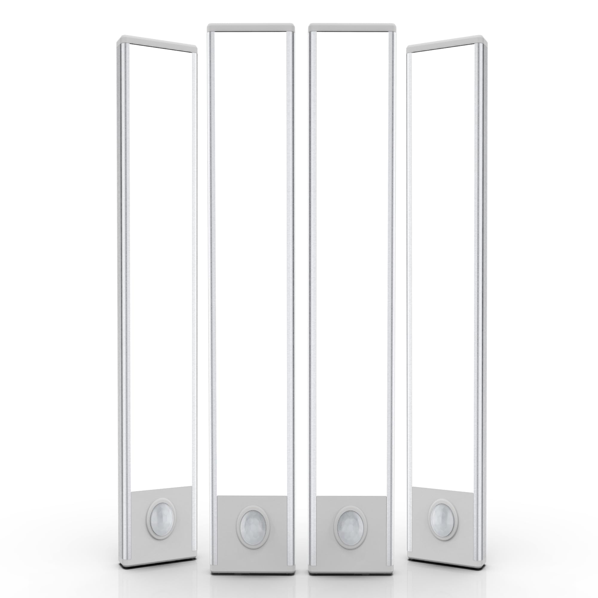Under Cabinet Lighting, 4 Pack Motion Sensor Light Indoor, Wireless USB Rechargeable Magnetic Closet Lights, 58 LED Under Counte